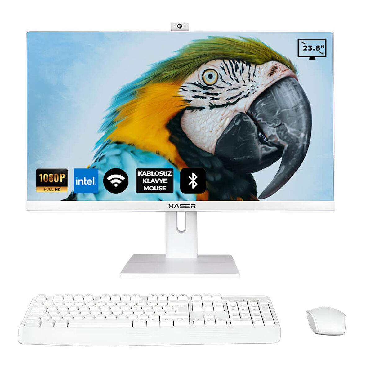 Xaser Xs150 i7 4770 16GB Ram 512GB SSD 23.8" Webcam + Wifi + BT All In One Bilgisayar