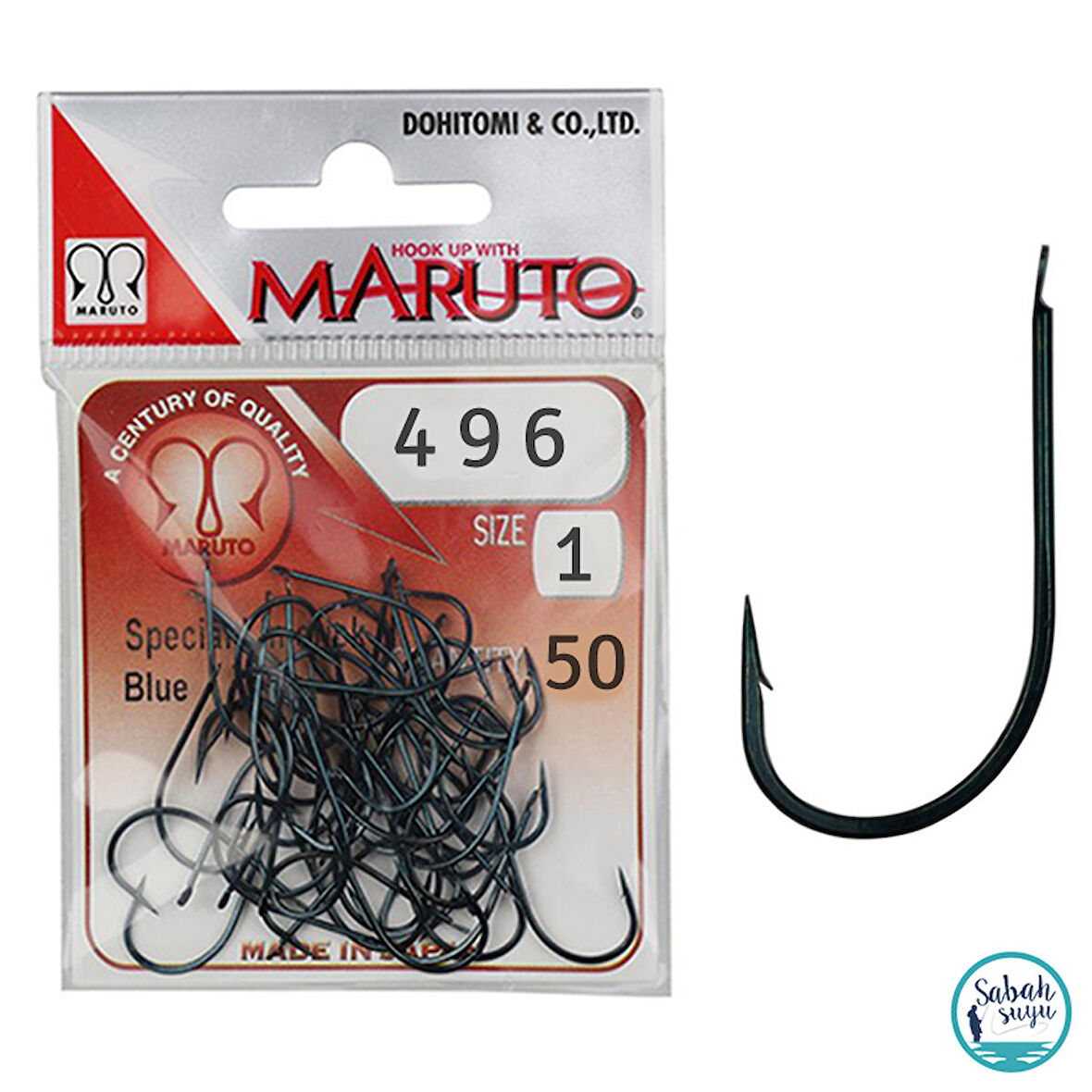 Maruto 496 Tekli İğne Mavi #1 (50 adet)