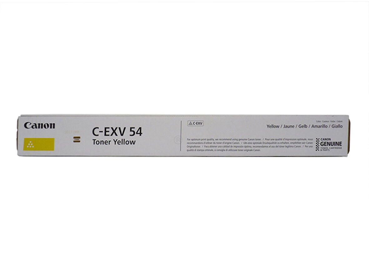 Canon C-EXV 54 Sarı Toner Orjinal, IRC 3025