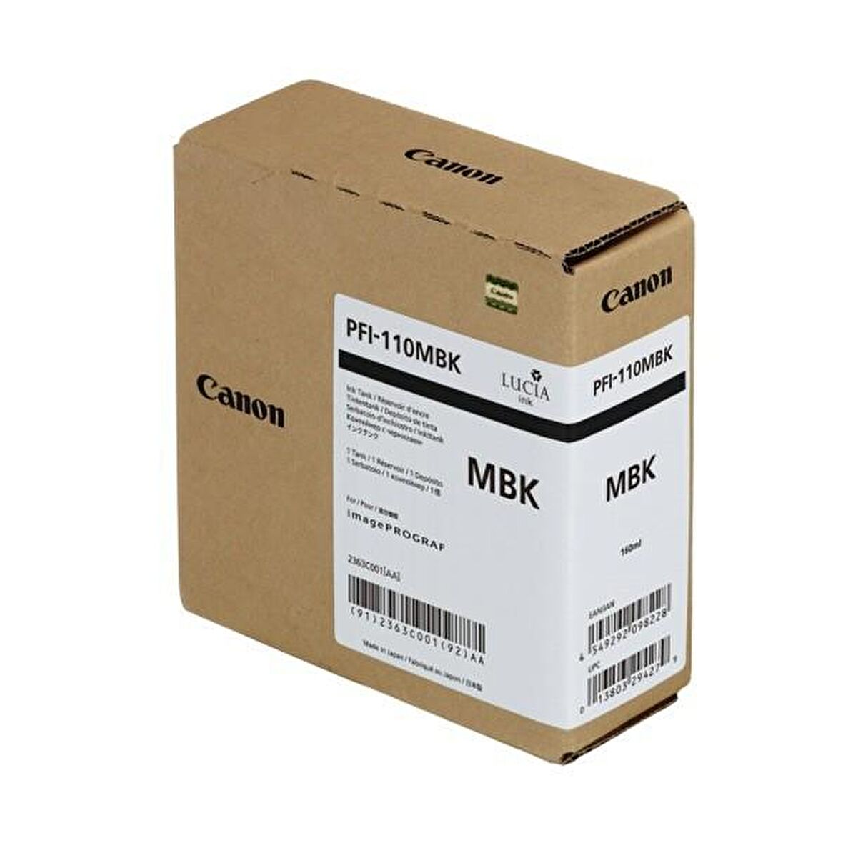 CANON 2363C001 PFI-110 MBK MAT SİYAH KARTUŞ (160 ml) / TX-2000 / TX-3000 / TX-4000