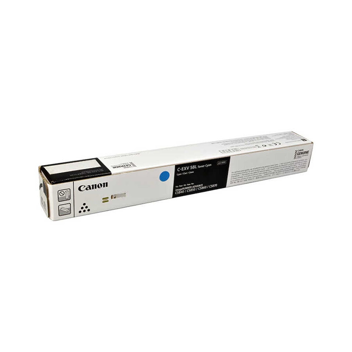 Canon C-EXV-58LC 3767C002 Mavi Orijinal Toner