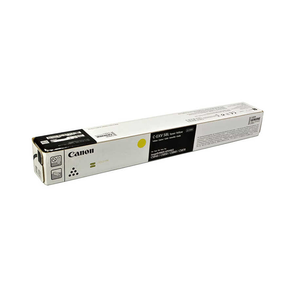 Canon C-EXV-58LY 3769C002 Sarı Orijinal Toner