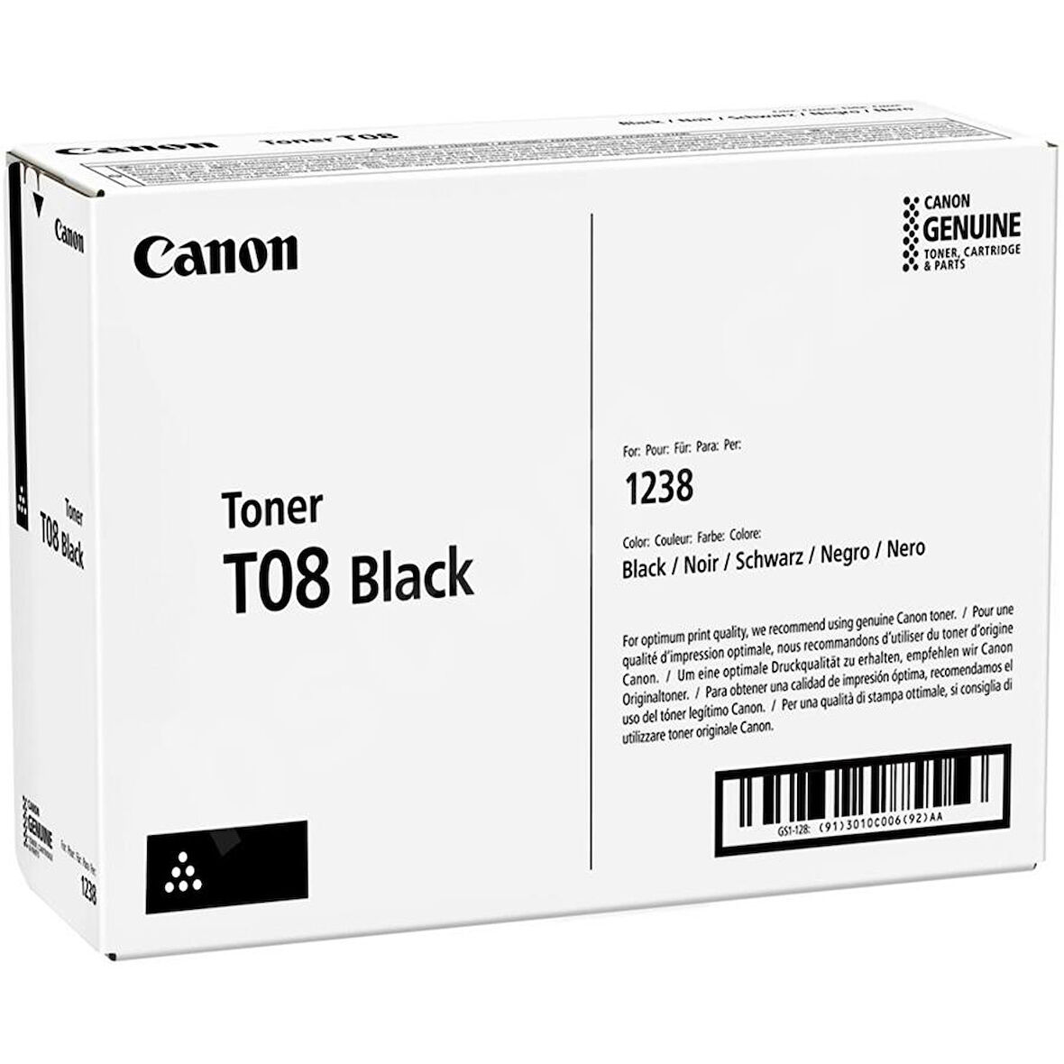 Canon T08 / 3010C006 Siyah Orjinal Toner