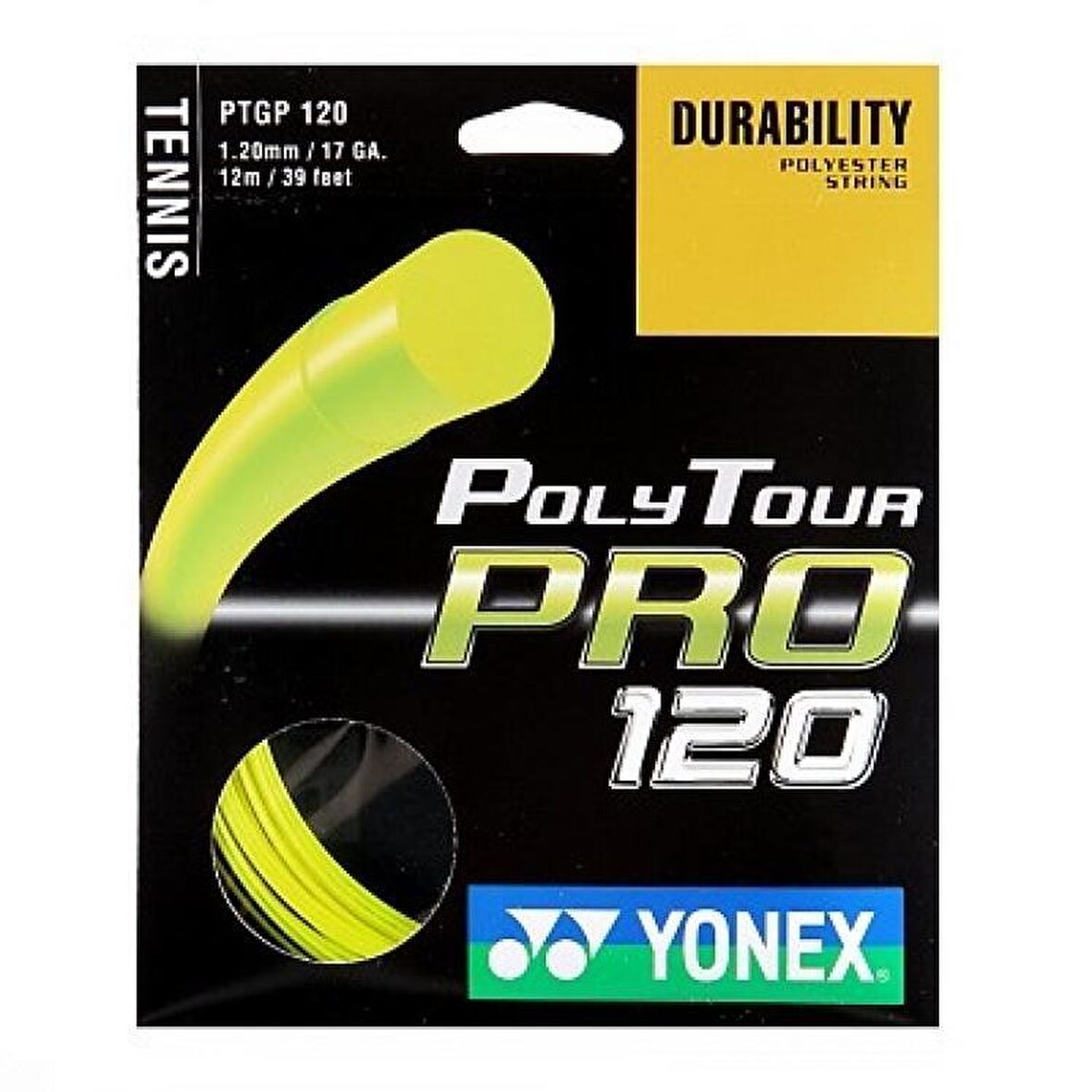 YONEX POLY TOUR PRO 120 (12m) TENİS KORDAJI - SARI