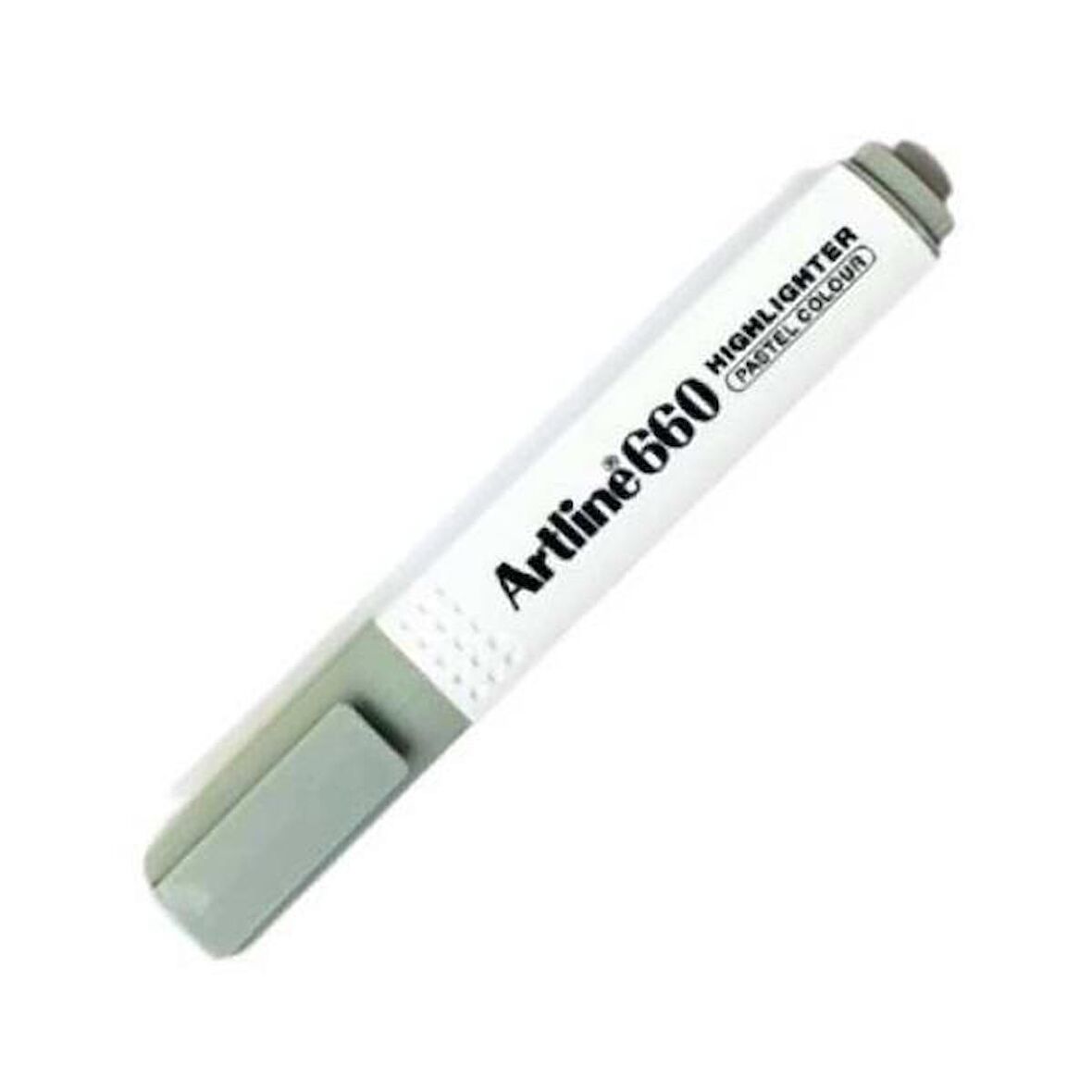 Artline Fosforlu Kalem Kesik Uç 1,0 4,0 Mm Pastel Grey Ek 660N   12'li Paket / Artline