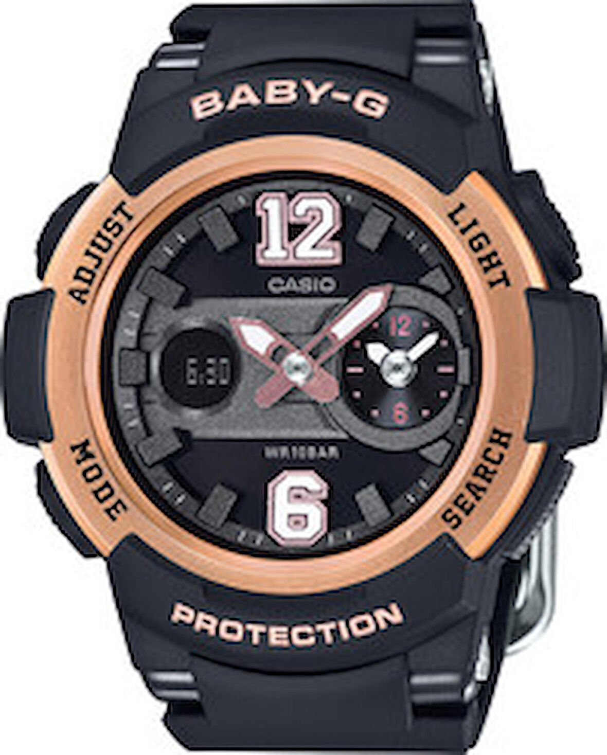 Casio BGA-210-1BDR Kadın Kol Saati