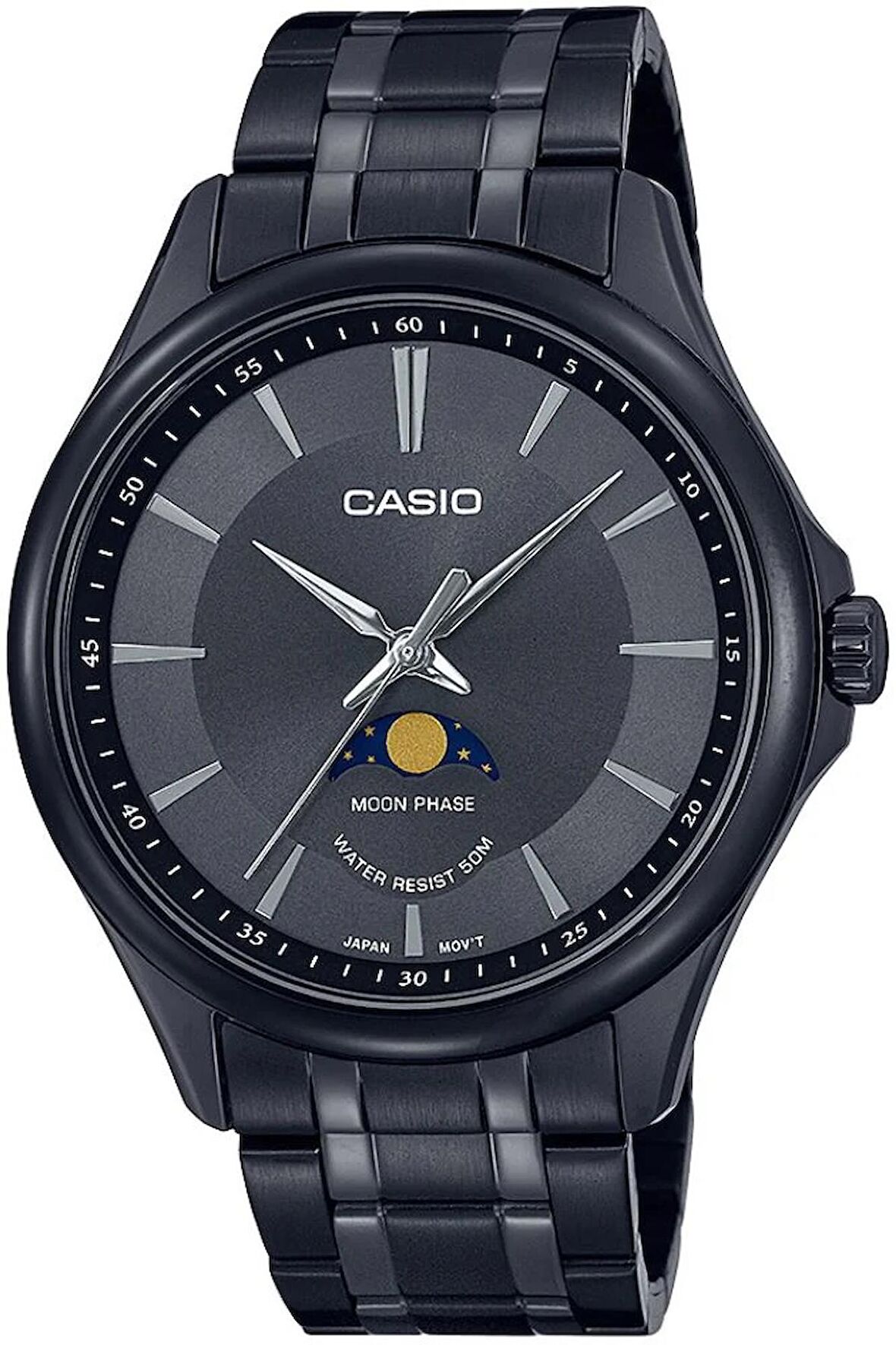 Casio Mtp-M100b-1Avdf Ay Durum Göstergeli Kol Saati