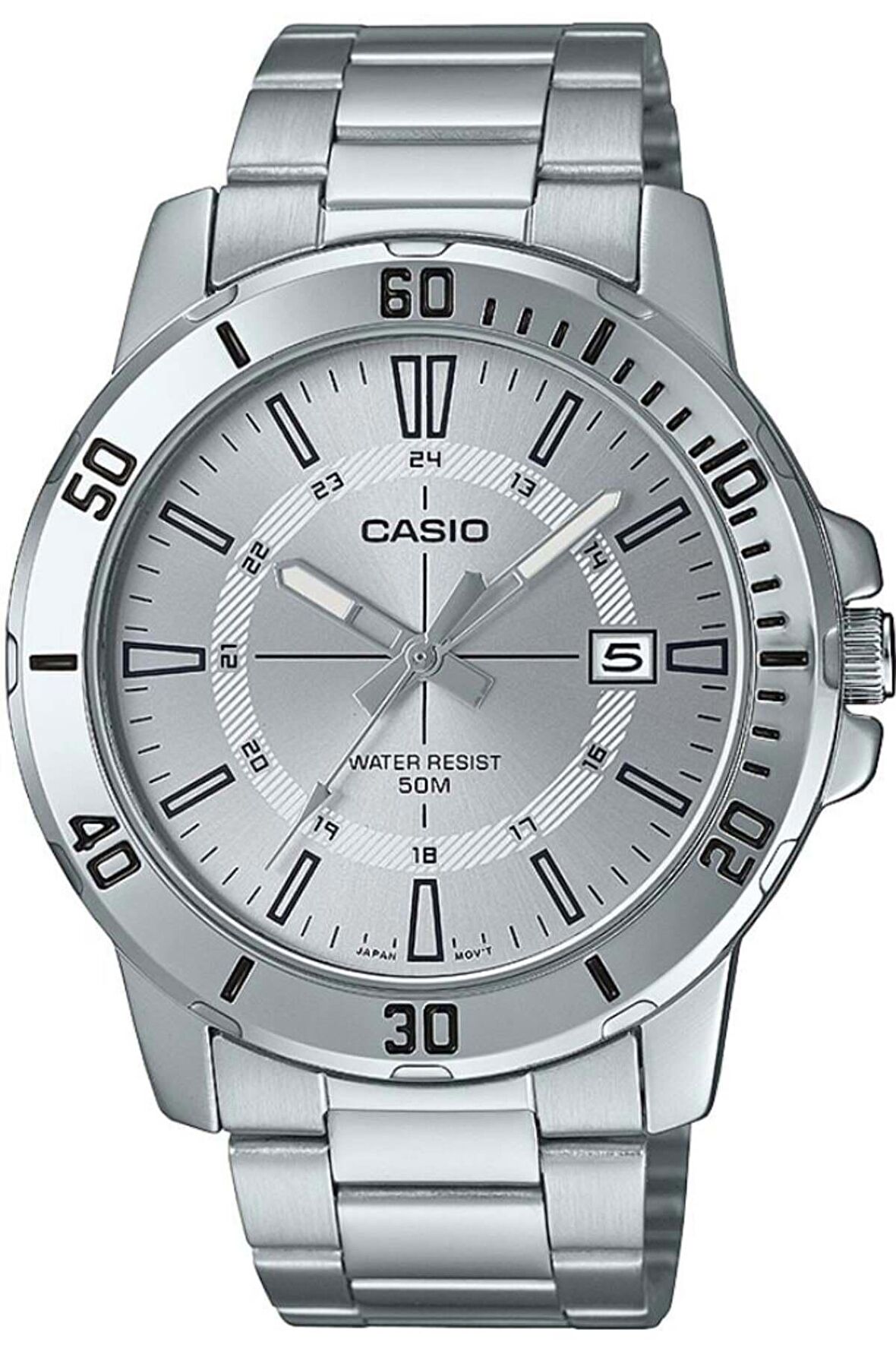 MTP-VD01D-7CVUDF Casio 50 Mt Suya Dayanıklı Çelik Kordon Erkek Kol Saati