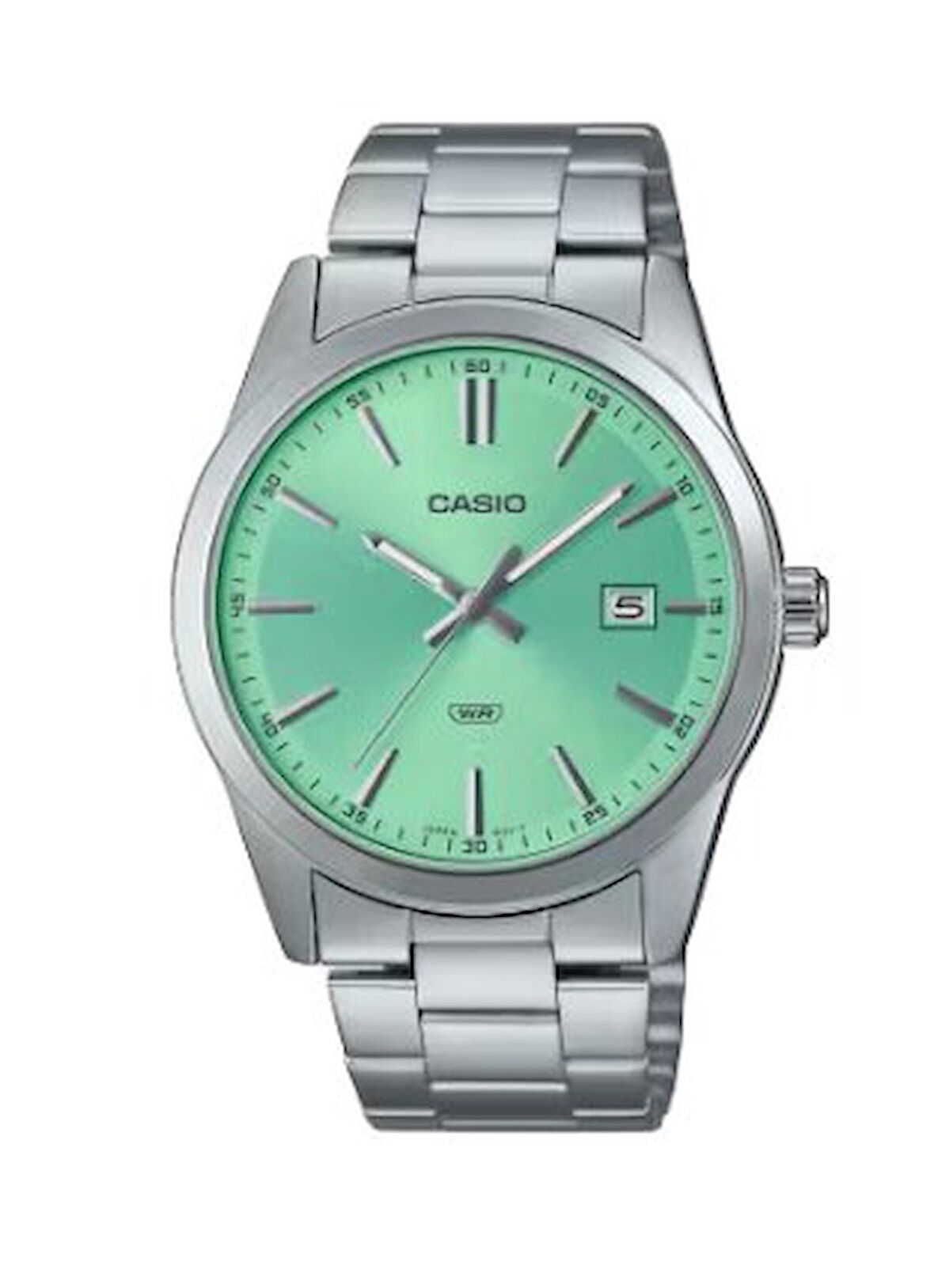 Casio MTP-VD03D-3A2UDF Quartz Çelik Gri Yeşil Kadran 41 mm Erkek Kol Saati