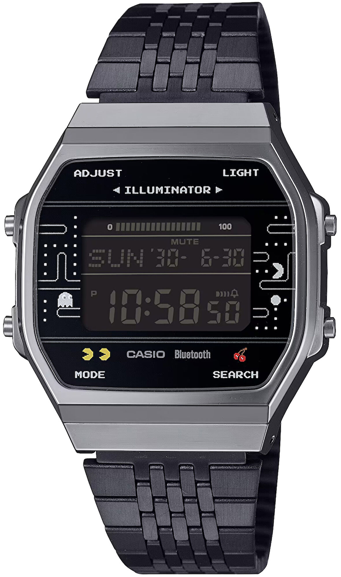 Casio Abl-100Wepc-1Bdr Pac-Man Retro