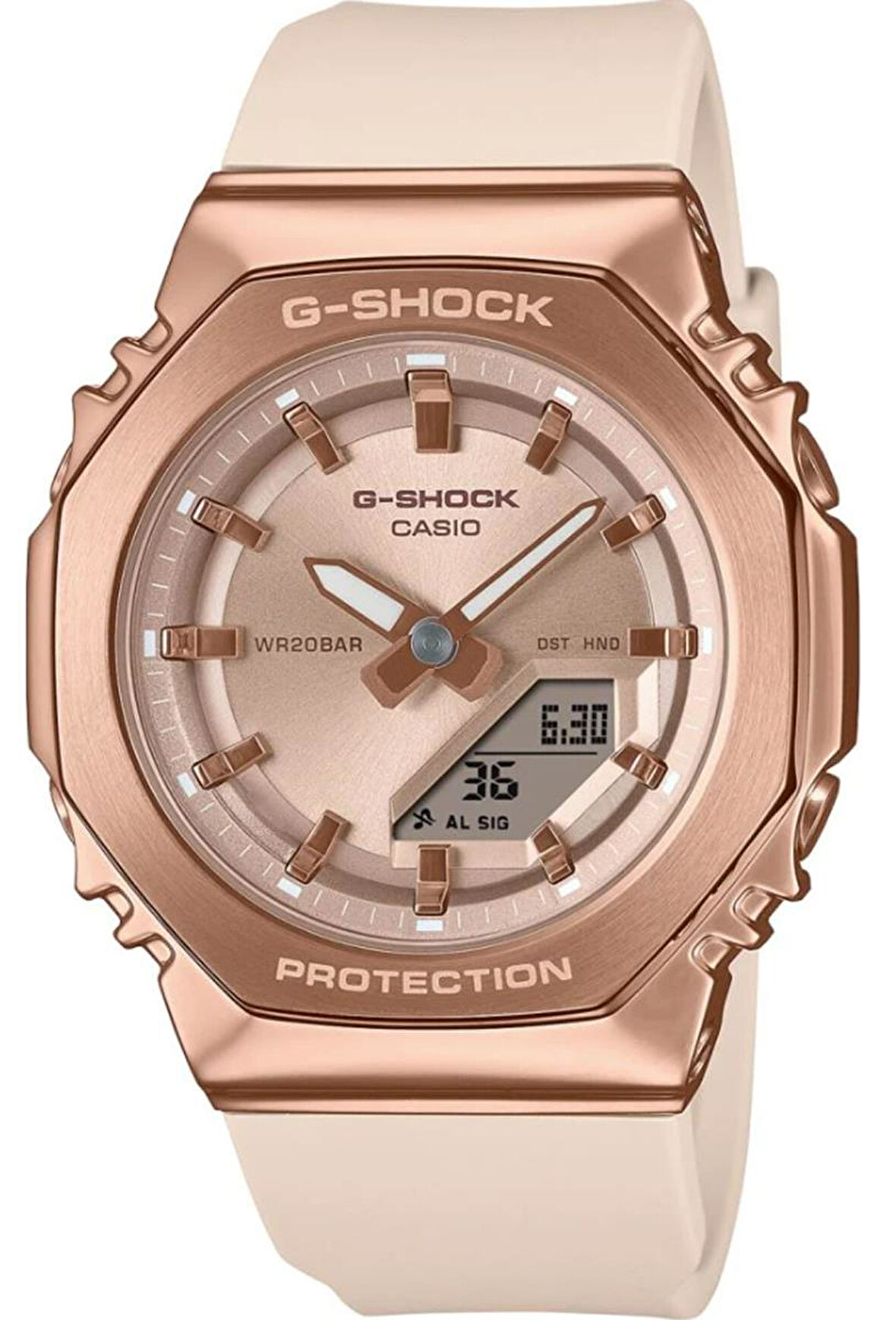 Casio G-Shock GM-S2110PG-4ADR Kadın Kol Saati