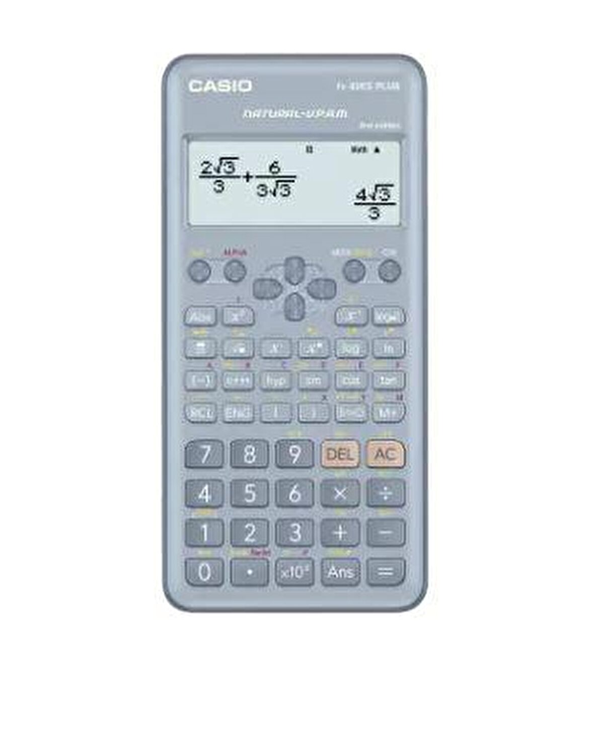 Casio FX-82ES Plus Mavi Bilimsel Fonksiyonlu Hesap Makinesi 2.Versiyon