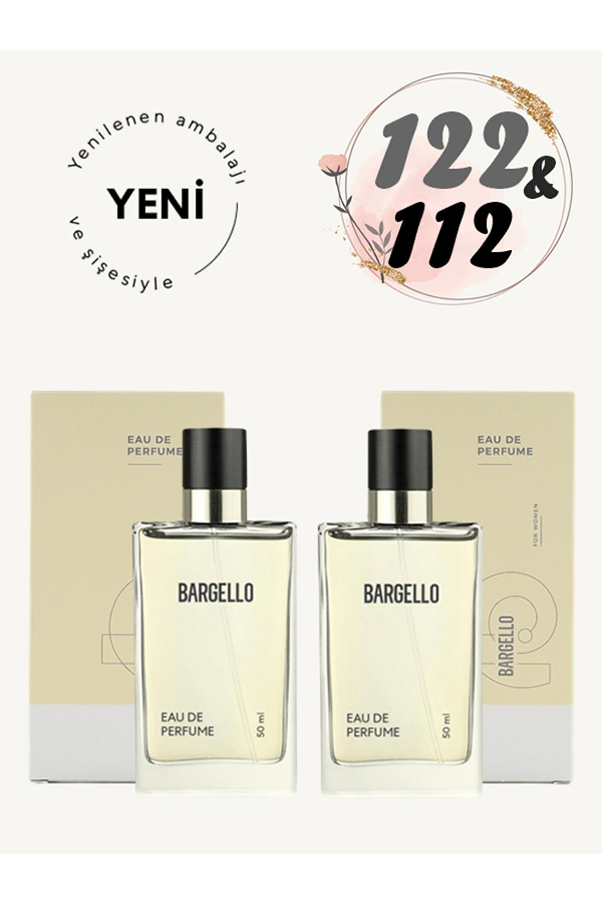 Kadın Parfüm Seti 122 Oriental + 112 Floral 50 ml Edp
