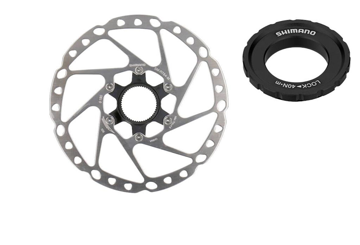 Shimano Deore/SLX/ZEE SM-RT64 180mm Center Lock Rotor (External)