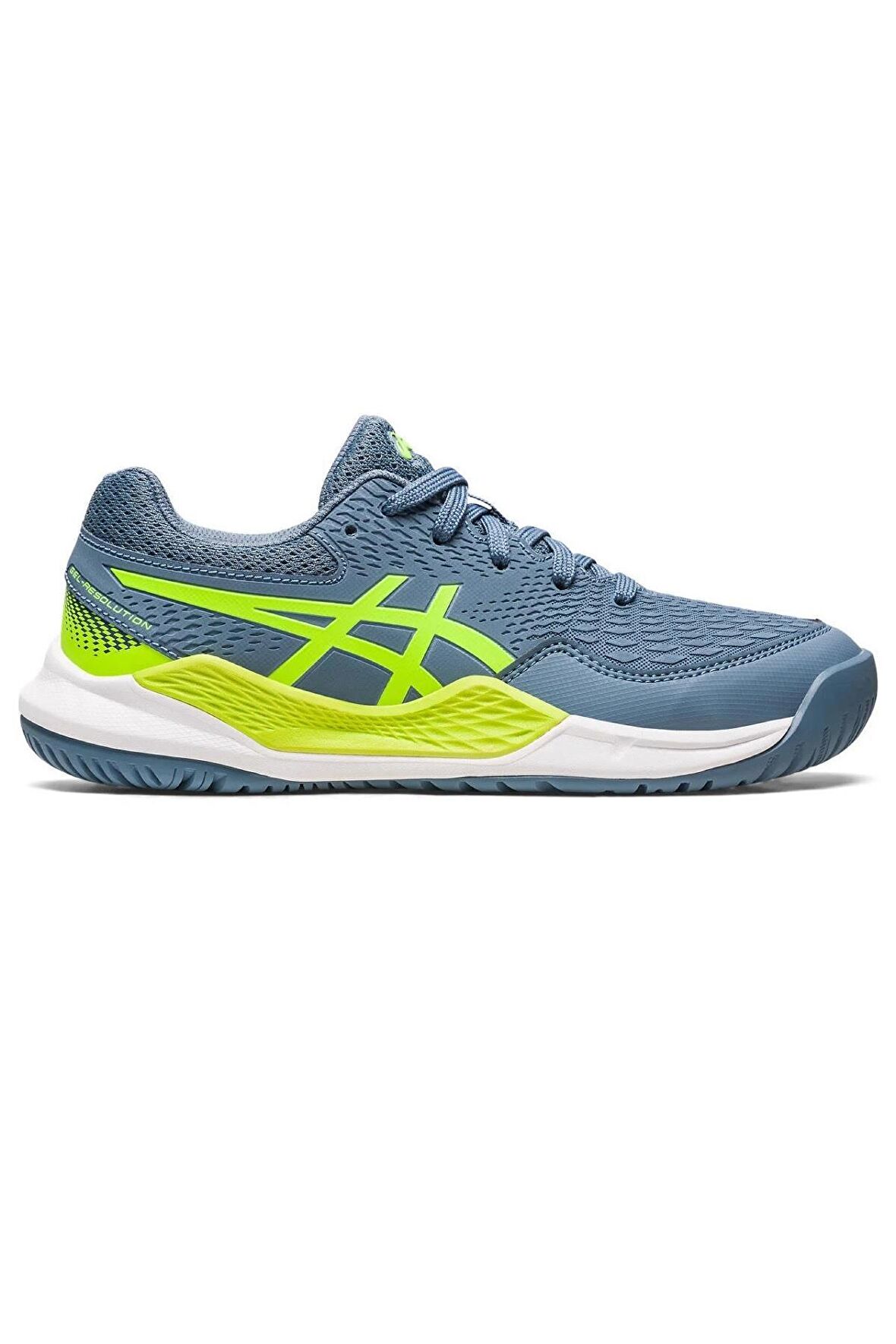Asics Gel Resolution 9 GS Mavi Yeşil Çocuk Tenis Ayakkabısı