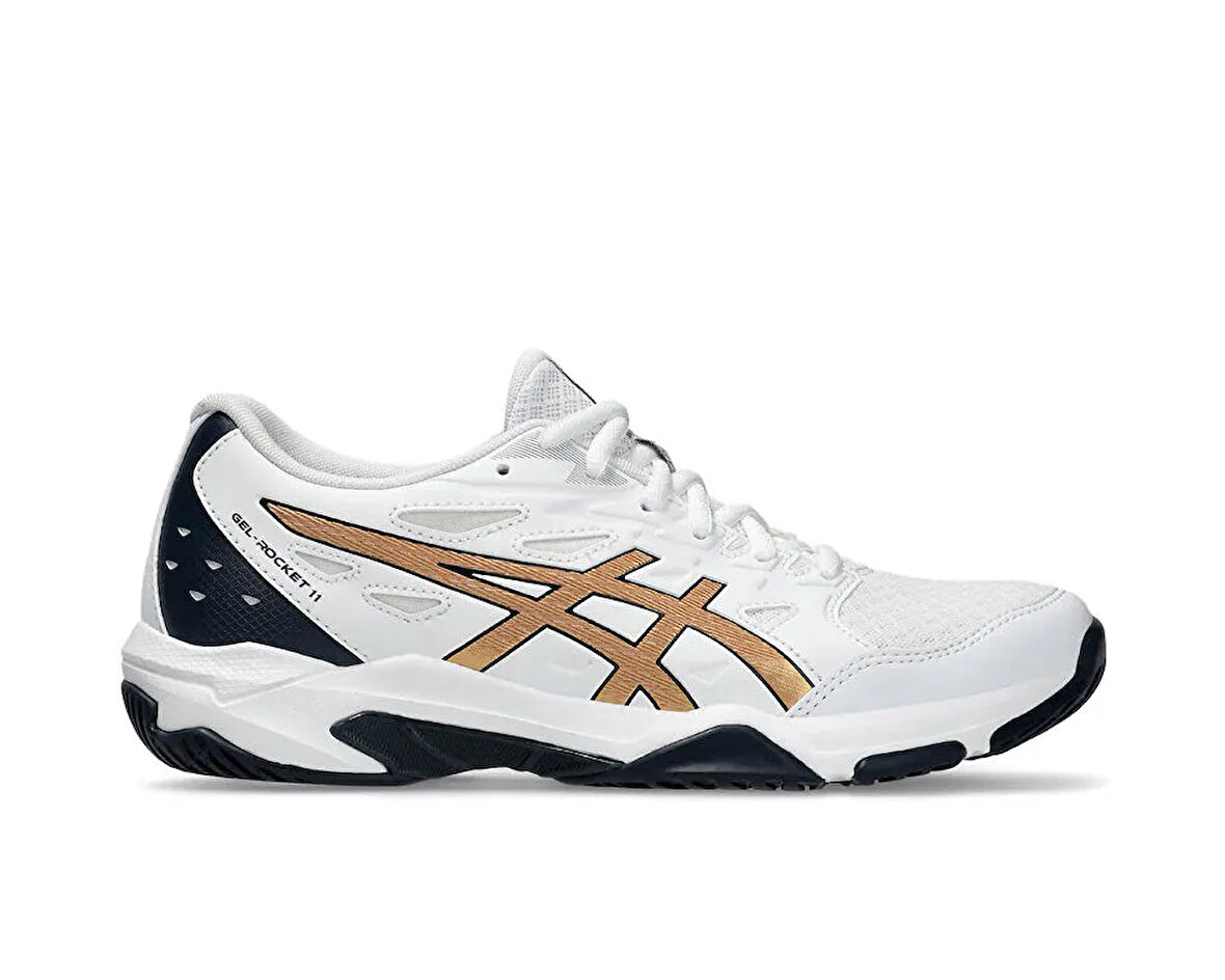 Asics Gel Rocket 11 Kadın Voleybol Ayakkabısı 1072A093-104 Beyaz