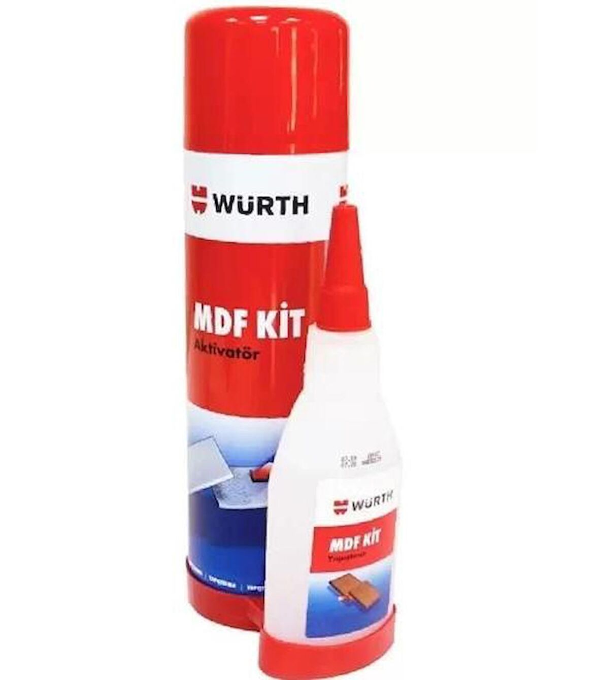 Würth Mdf Kit Aktivatör Hızlı Yapıştırıcı 100 Ml+500 Ml( 0892100444028 24 ) /