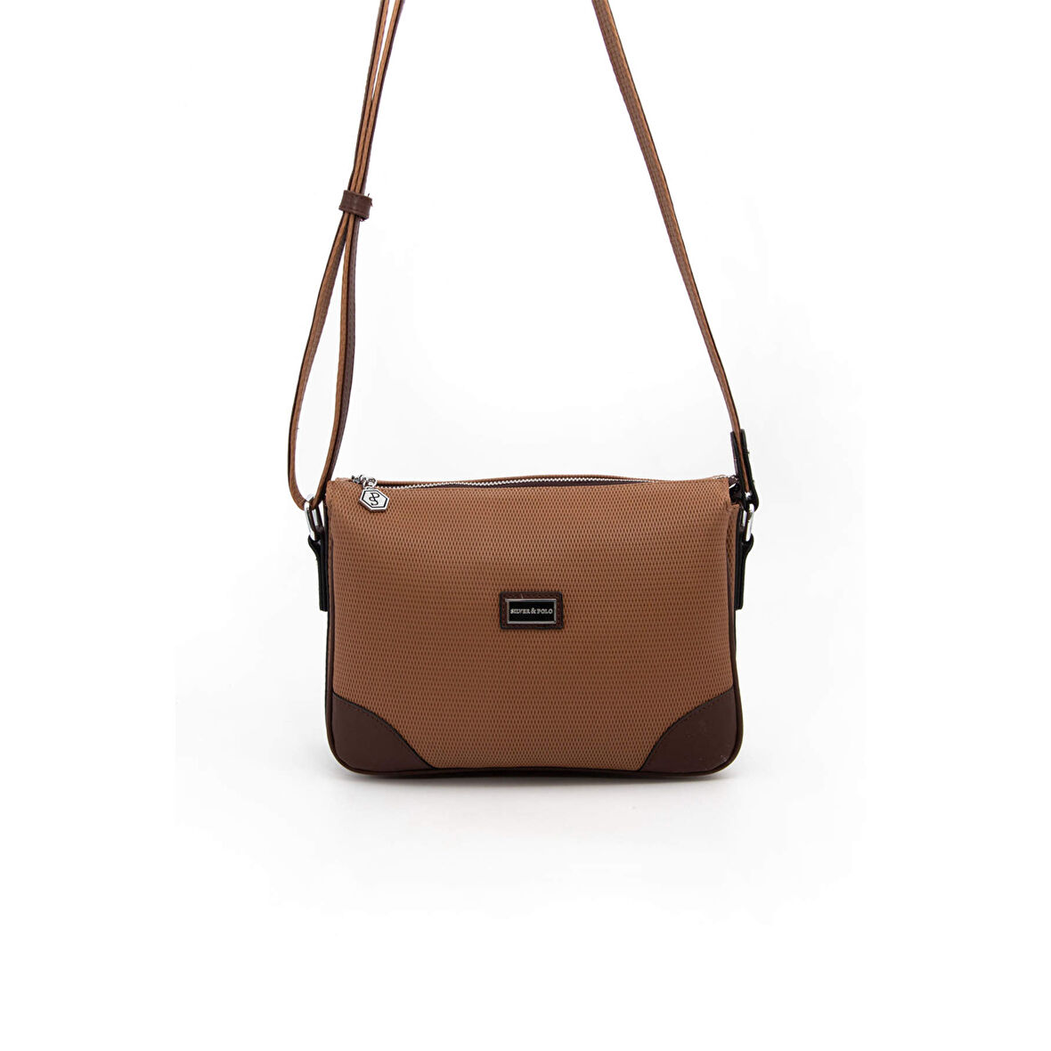 Silver Polo  Kadın Çapraz Çanta 784-45515 SILVER POLO ÇAPRAZ Kadın ÇANTASI M86 KARAMEL-MAT KAHVE