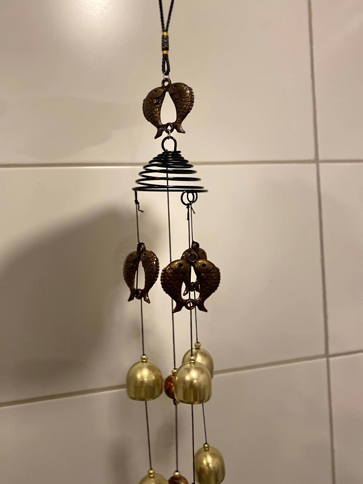 Deprem Çanı Zili Rüzgar Çanı Zili Feng Shui Yin Yang Yunus