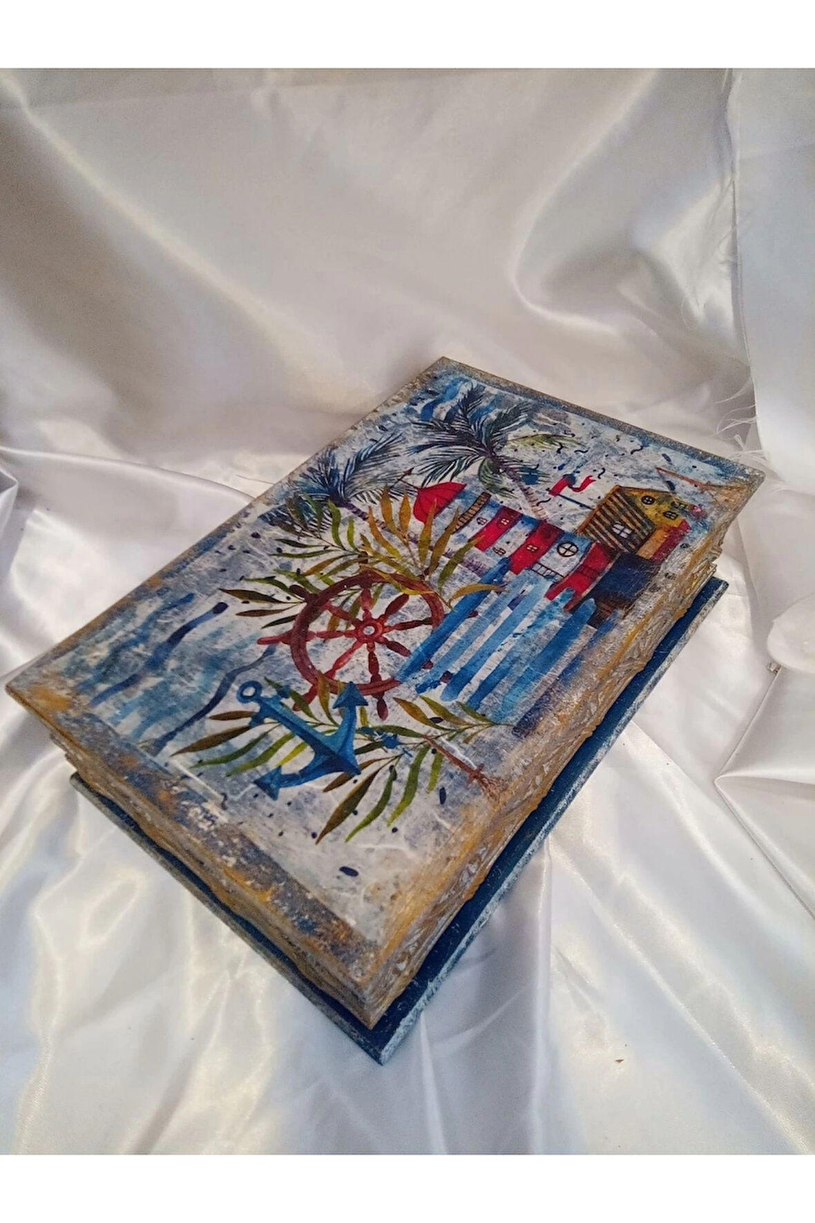 Sevgili Hediye Kutusu Sevgililer Günü Ahşap El İşi Hand Made Mücevher Kutusu Orta Boy 01