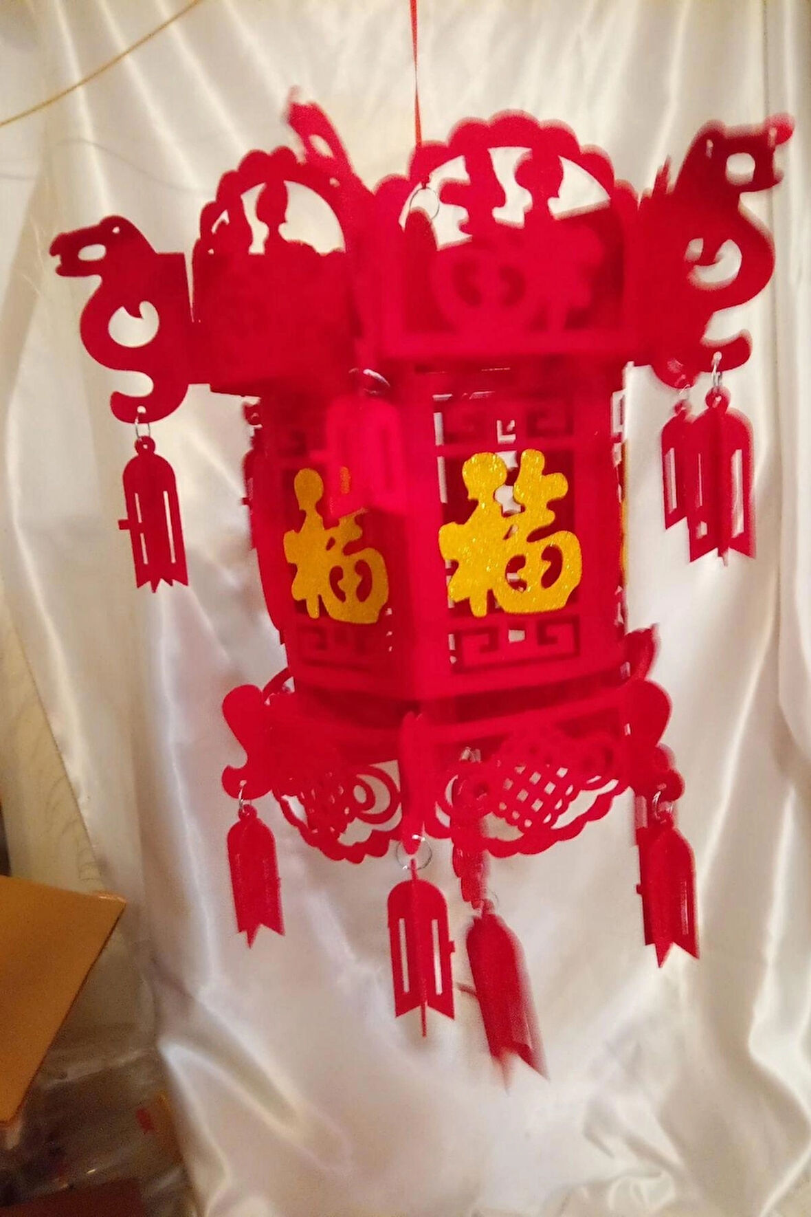 Feng Shui Ejderha Yılı Abajur Budha Buda Sokak Süsü Çin Feneri Japon Feneri Tak Koruyucu Noel