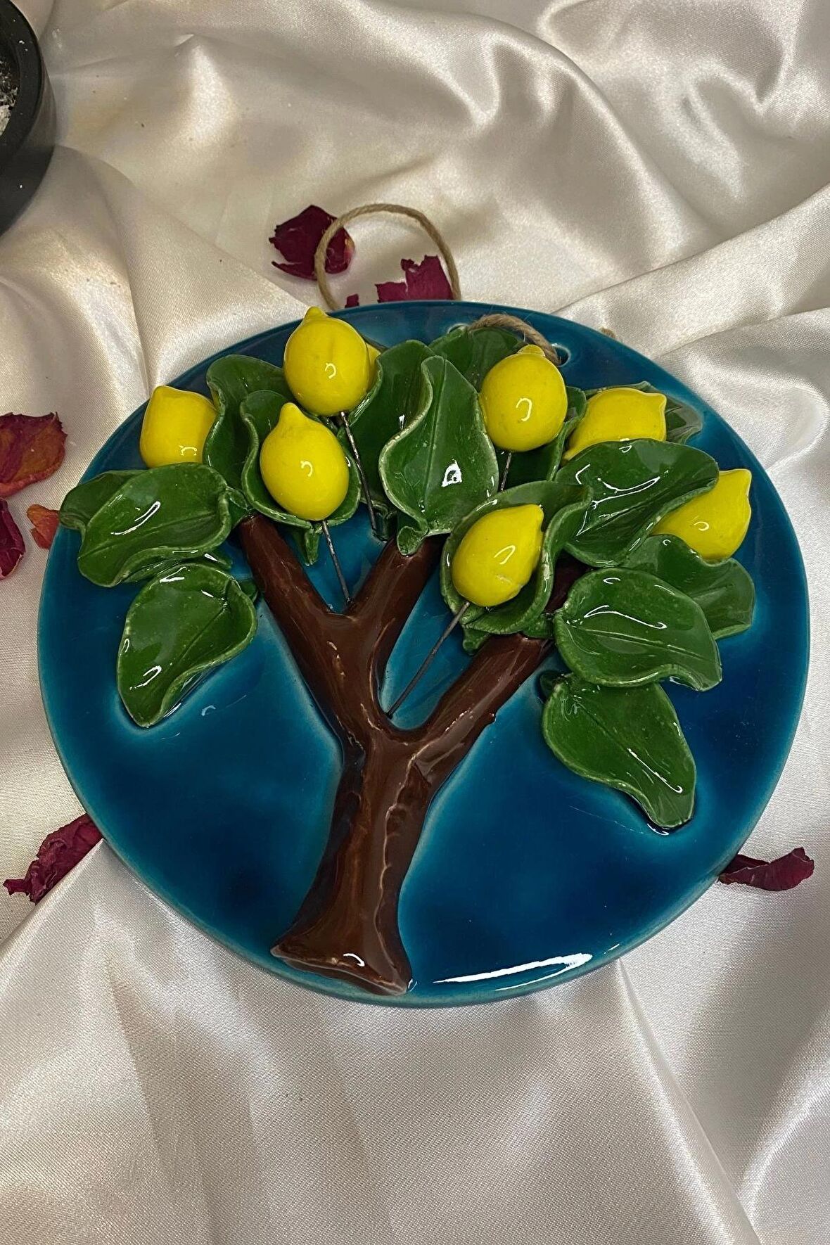 Limon Ağacı Seramik Duvar Panosu