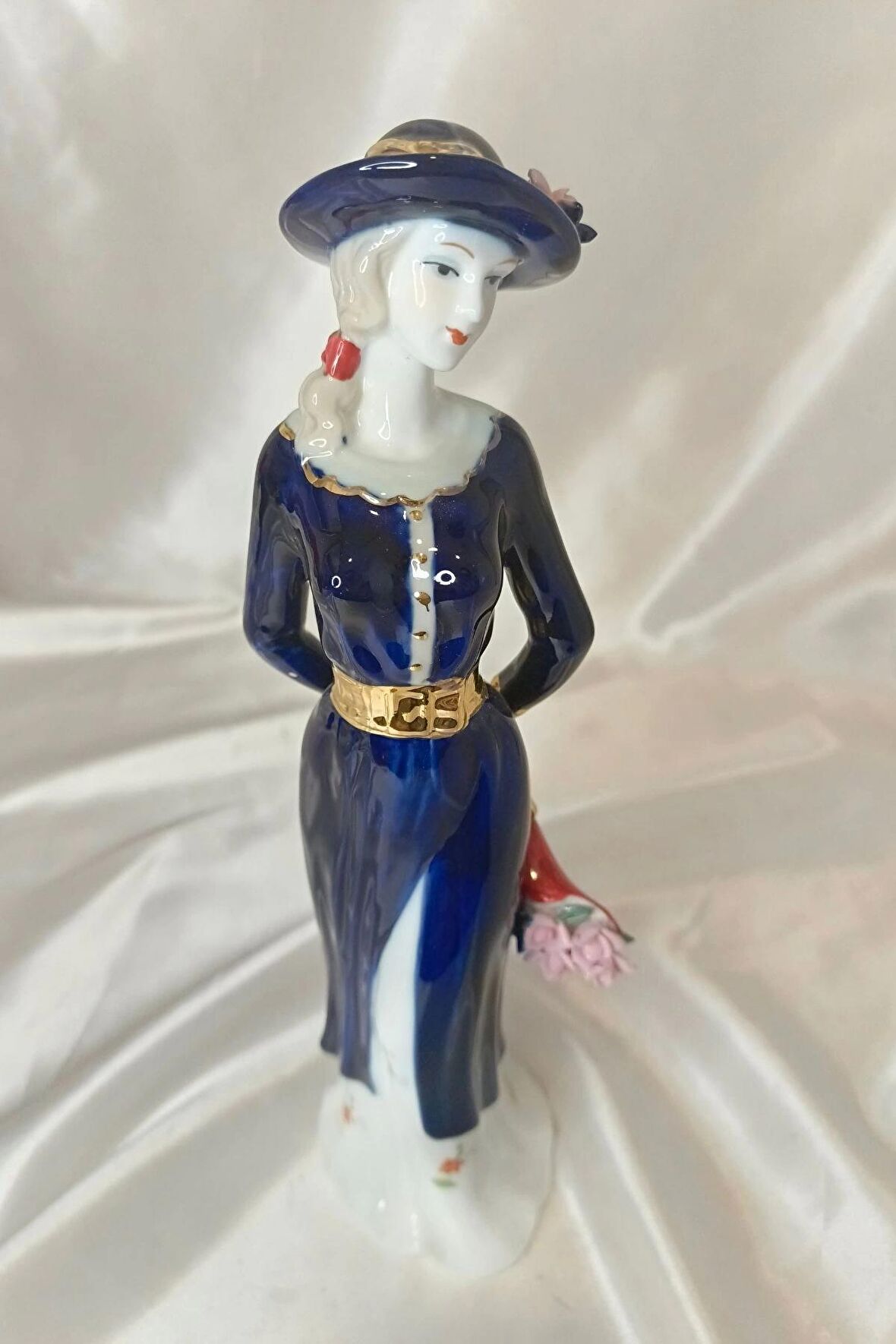 El İşi Seramik Biblo Heykel Buket Çiçek