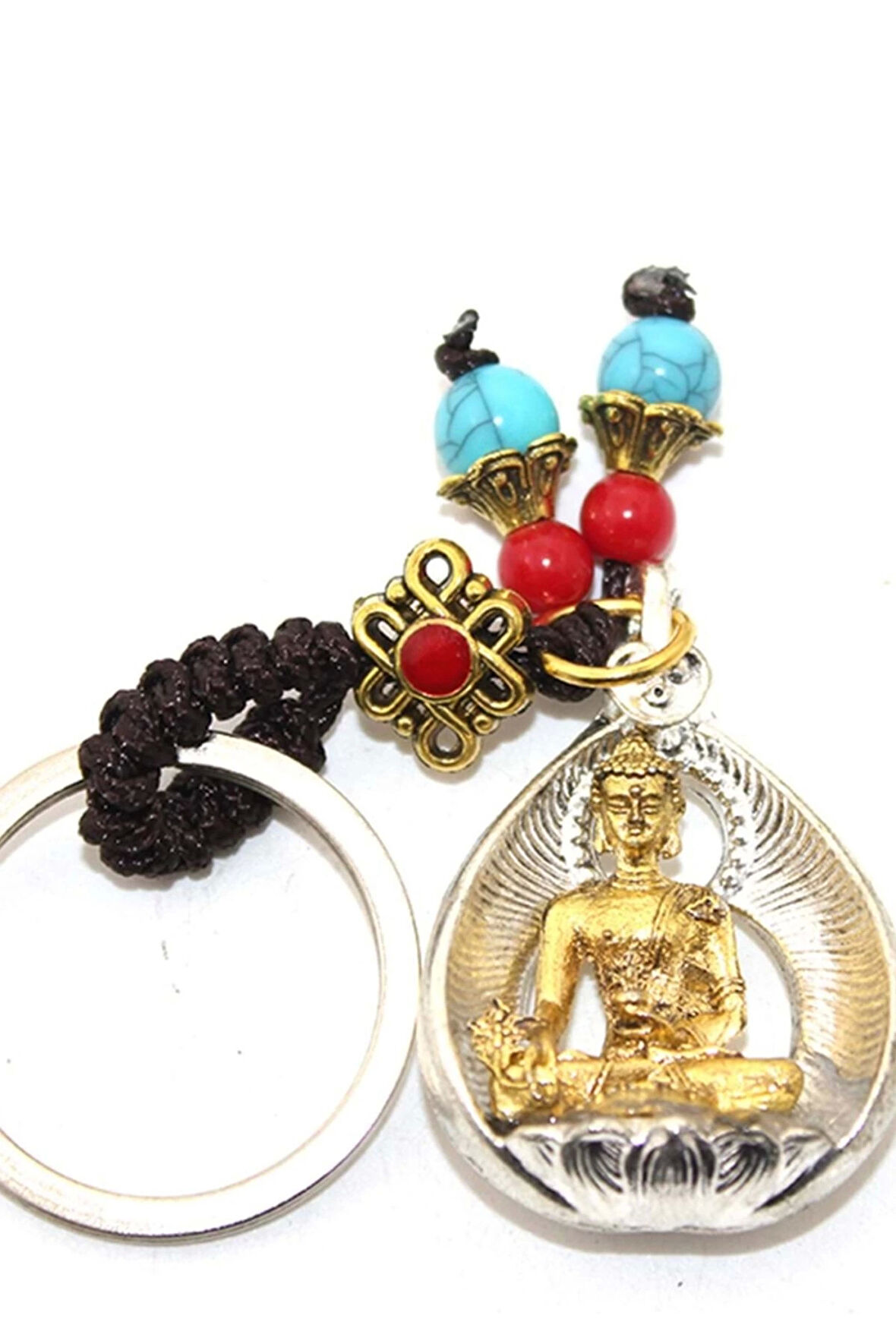 Feng Shui Bereket Şans Mutluluk Buda Budha Mistik Düğüm Feng Sui Anahtarlık