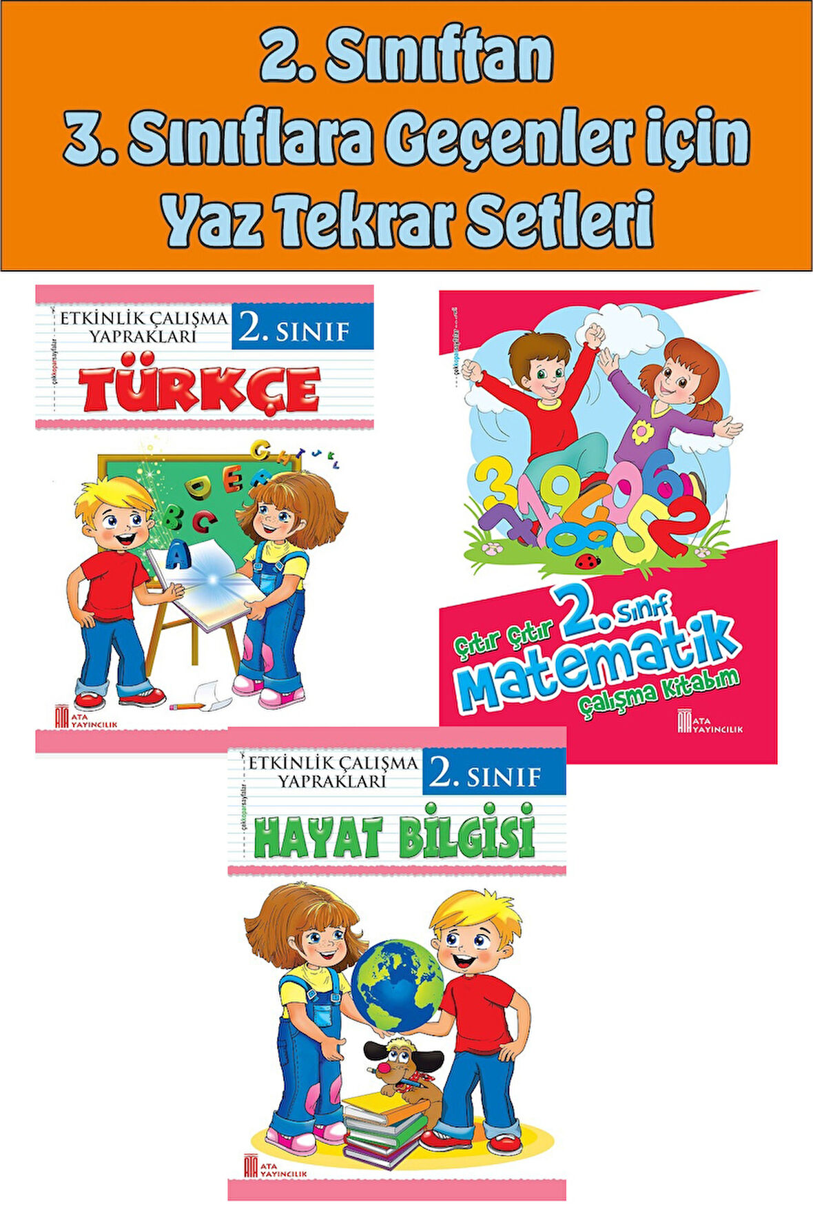 2.Sınıftan 3.Sınıfa Geçenler İçin Yaz Tekrar Setleri 2