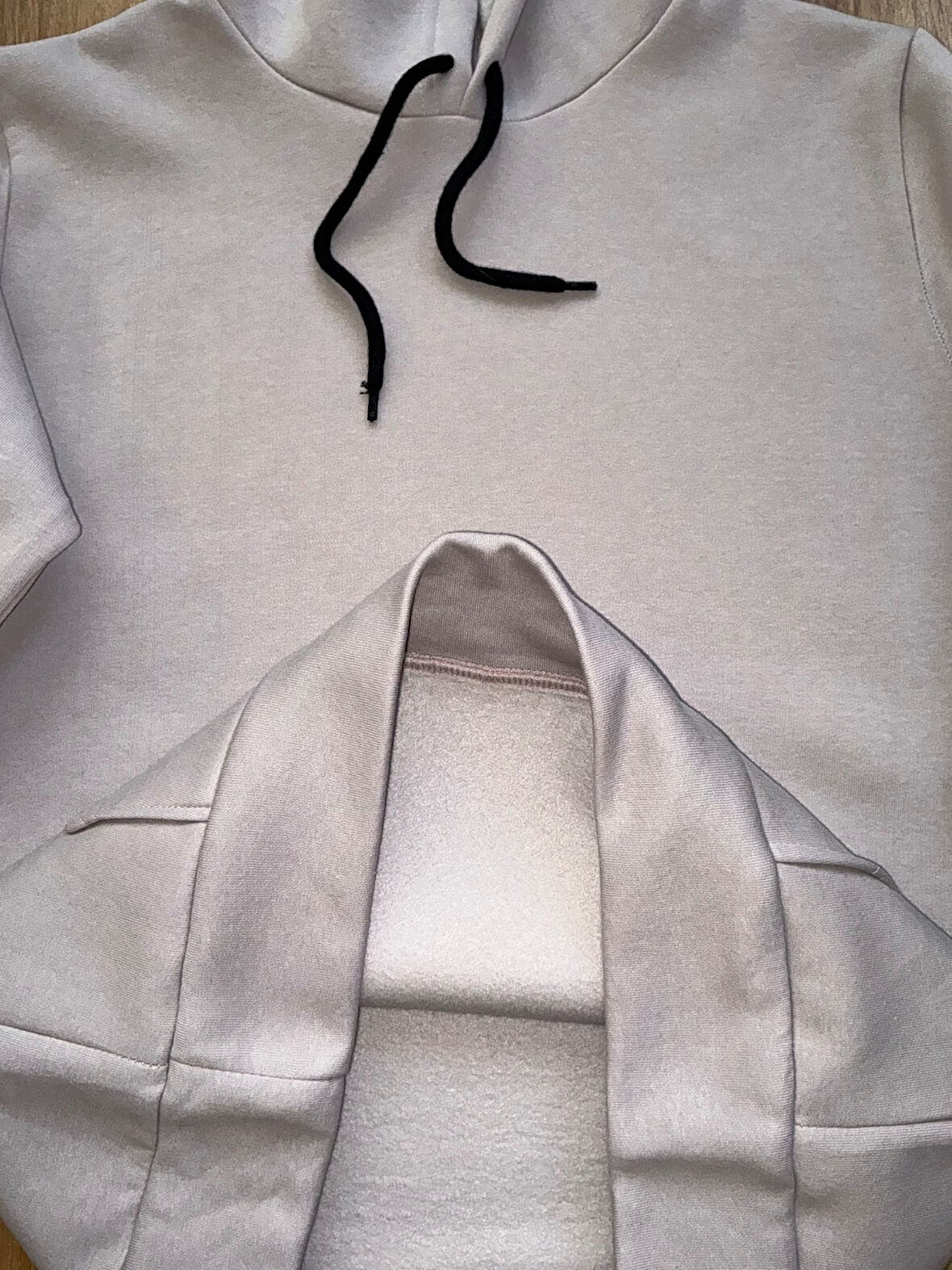 Kapüşonlu 3 İplik Sweatshirt