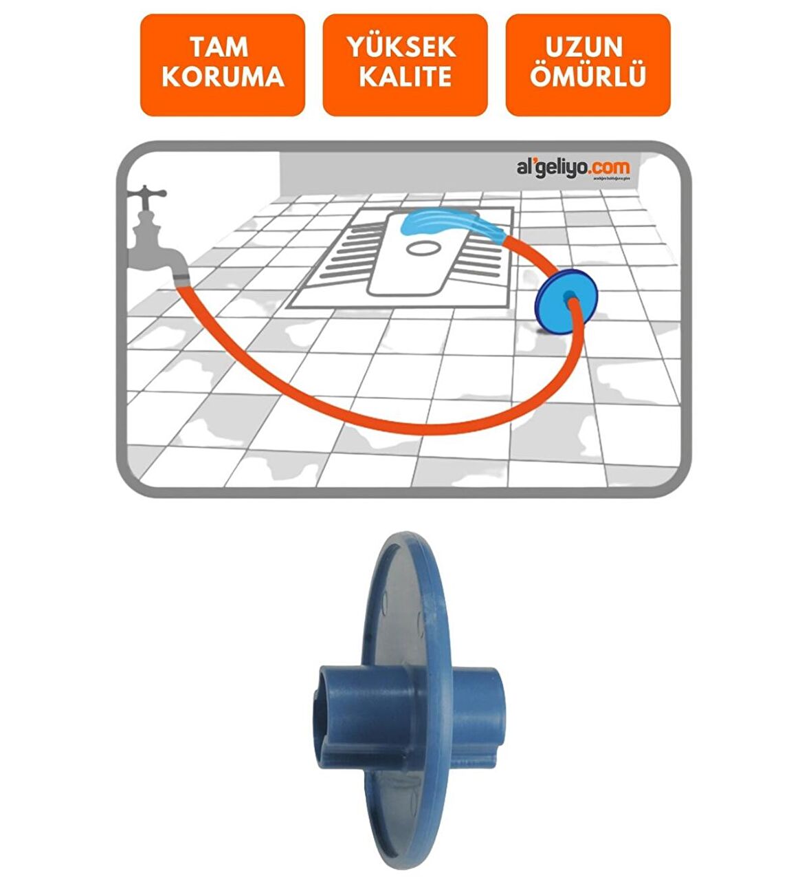 Wc Tuvalet Bahçe Hortumu Hijyenik Tutucu Hortum Kirlenmeden Tutucu Hortum Temiz Tutucu