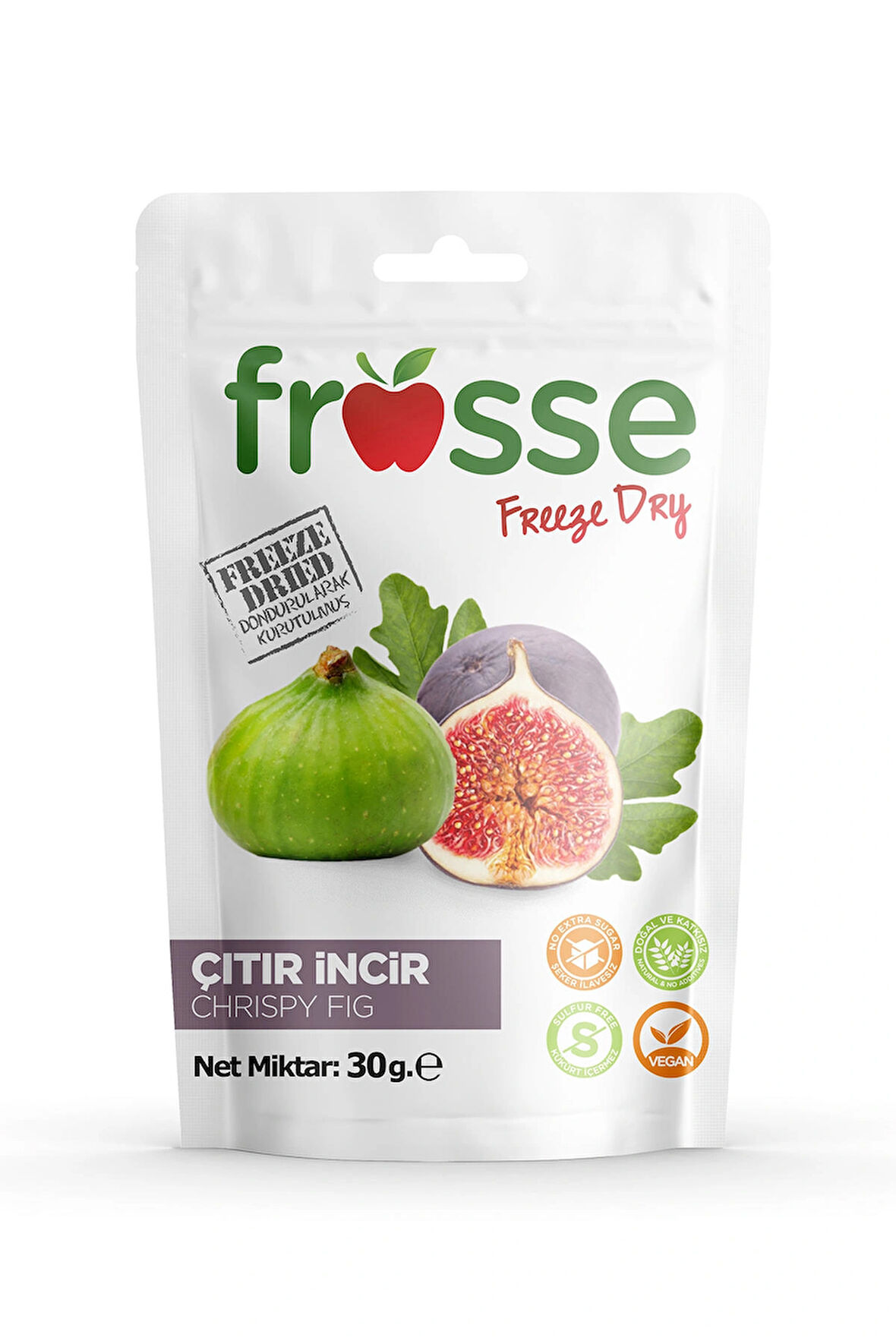 İncir Kıtırı - Freeze Dried - Üretici Firmadan Dondurularak Kurutulmuş Incir Cipsi 30g