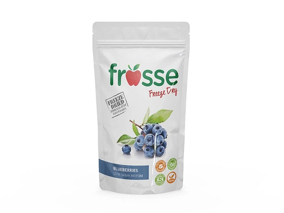 Yaban Mersini Kıtırı - Freeze Dried - Üretici Firmadan Dondurularak Kurutulmuş Yaban Mersini 30g