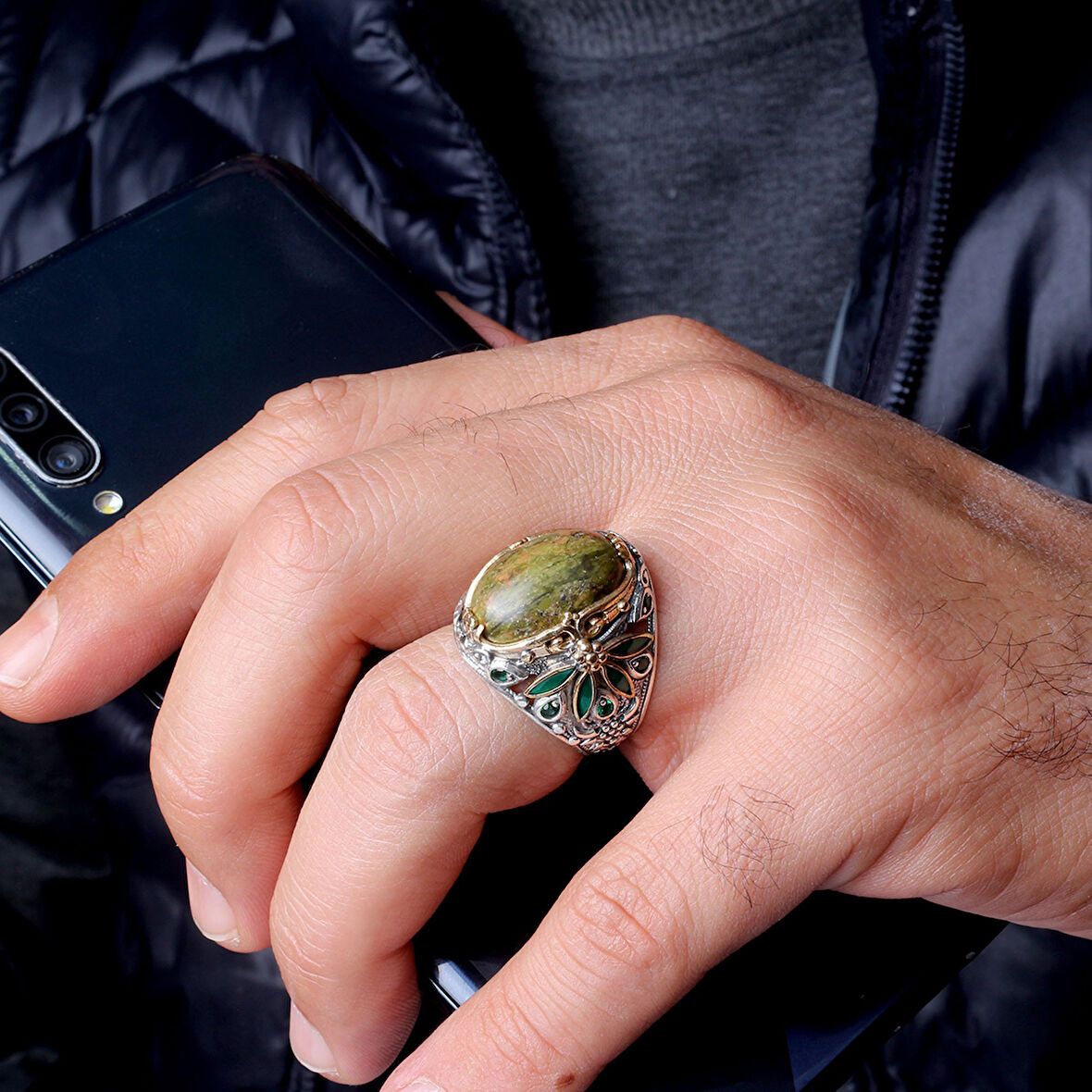 Senin Silver – Hatt-ı Zarafet 925 | Özel Kesim El Yapımı Yüzük