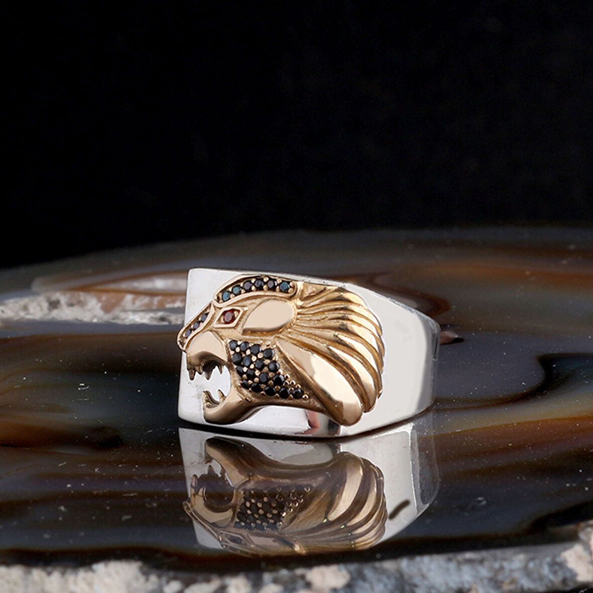 Senin Silver – Efsar 925 | El İşçiliği Gümüş Erkek Yüzük