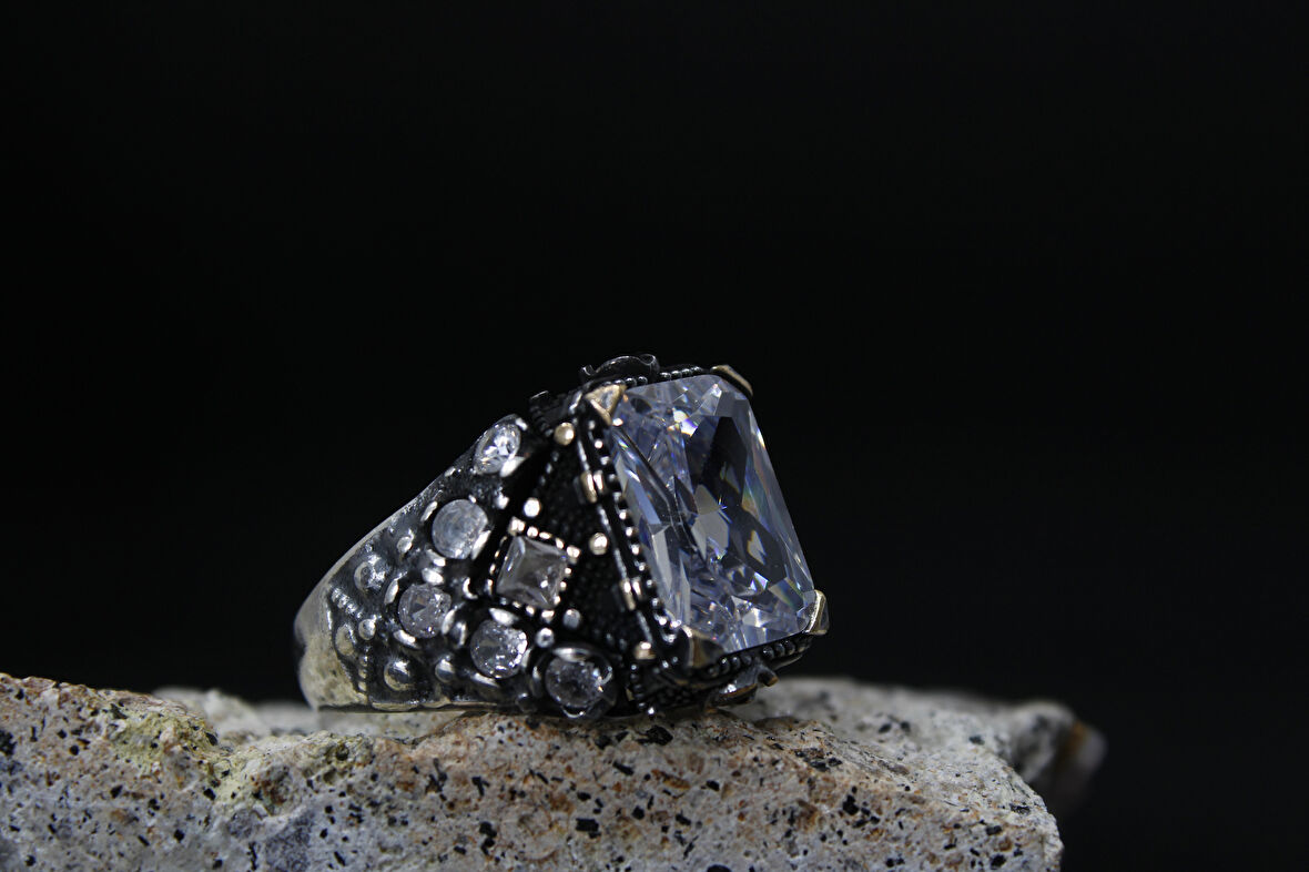 Senin Silver – Sancak 925 | Zafer Temalı Erkek Gümüş Yüzük