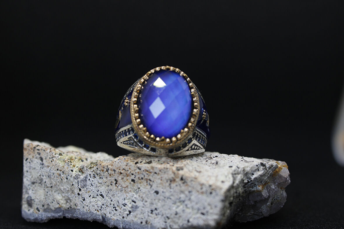 Senin Silver 925 Ayar Erkek Gümüş Yüzük – Sultan Kılıcı Sanatsal İşçilik