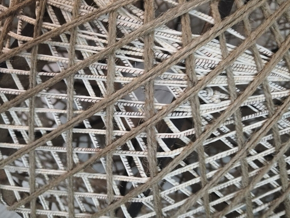 Doğal,El Yapımı Bohem-Rustik-Modern-Hasır-Jüt-Sarkıt Avize