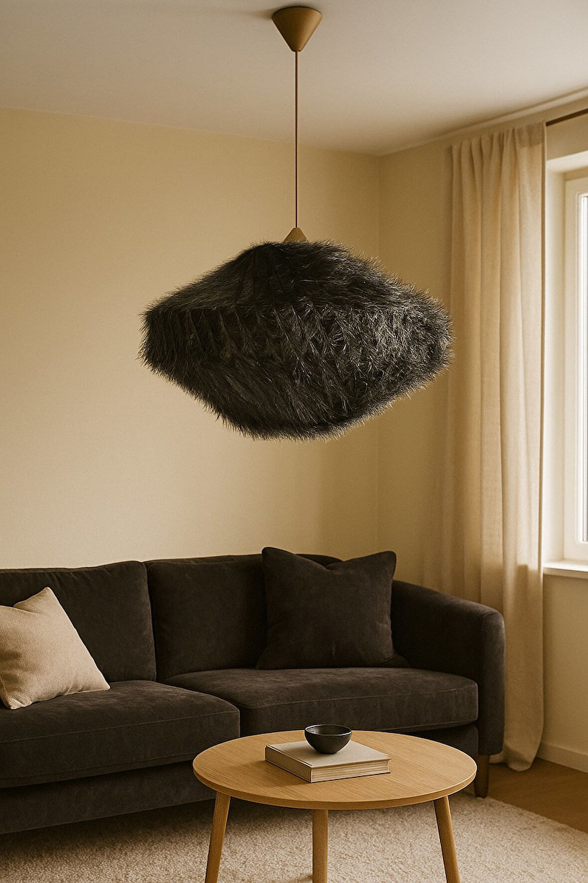 Doğal,El Yapımı-Bohem,Rustik,Modern,Jüt, Sarkıt Avize