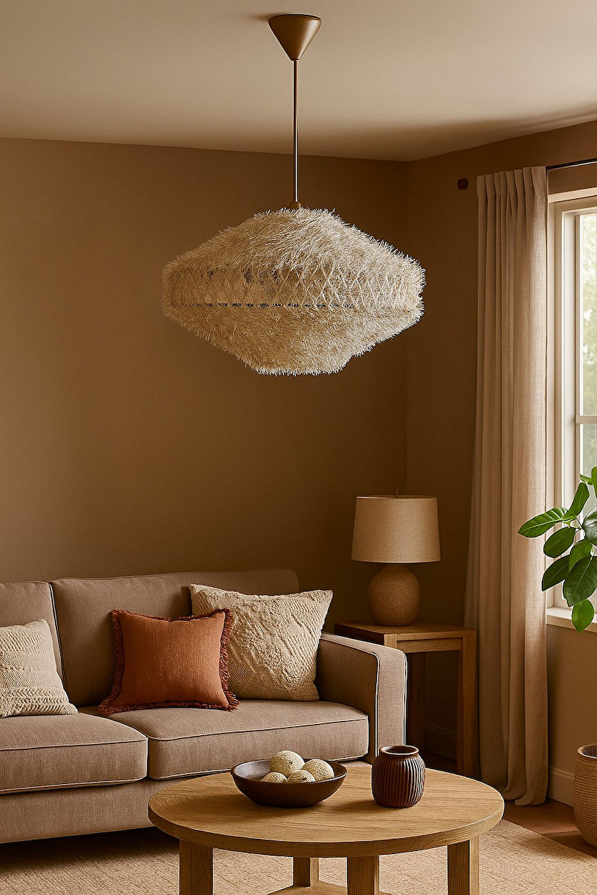 Doğal,El Yapımı  Bohem,Rustik,Modern,Sarkıt Avize