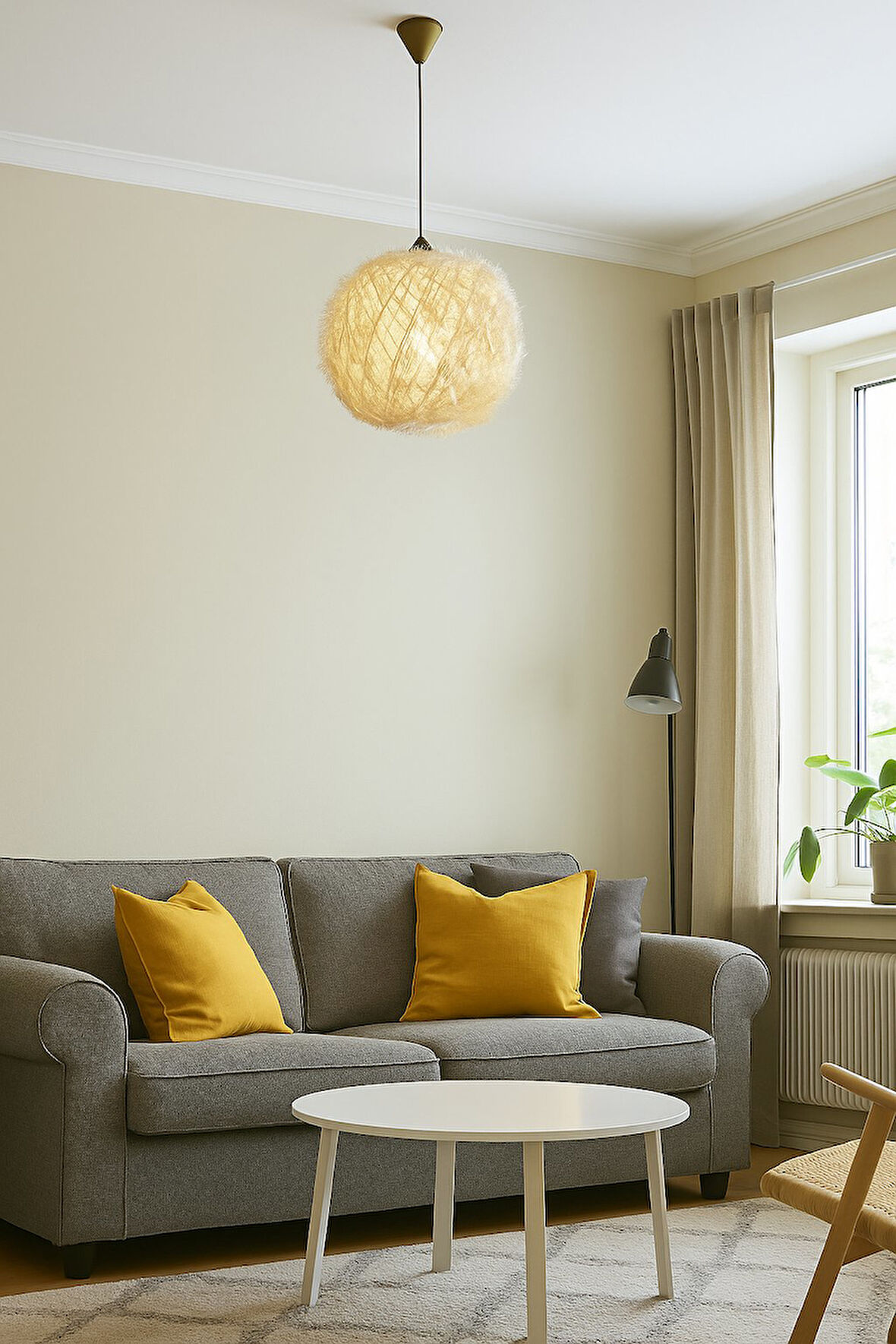 Doğal el yapımı  Bohem-Rustik-Modern-Jüt-Yapımı Sarkıt Avize