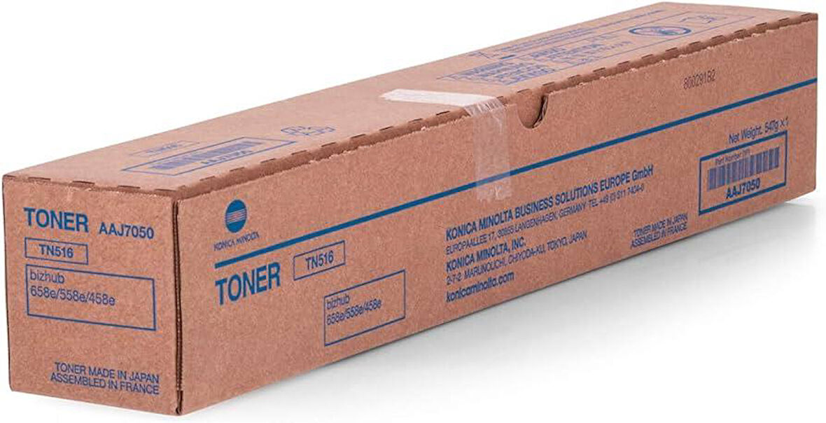 Minolta TN-516J Orjinal Toner Bizhub 458 458e 558 AAJ7050