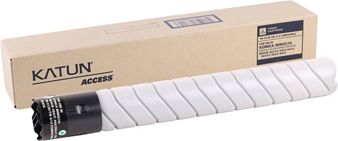 Minolta-Develop TN-512 TN-324 Katun Siyah Toner C-258 C-308 C-368 C-454 C-554