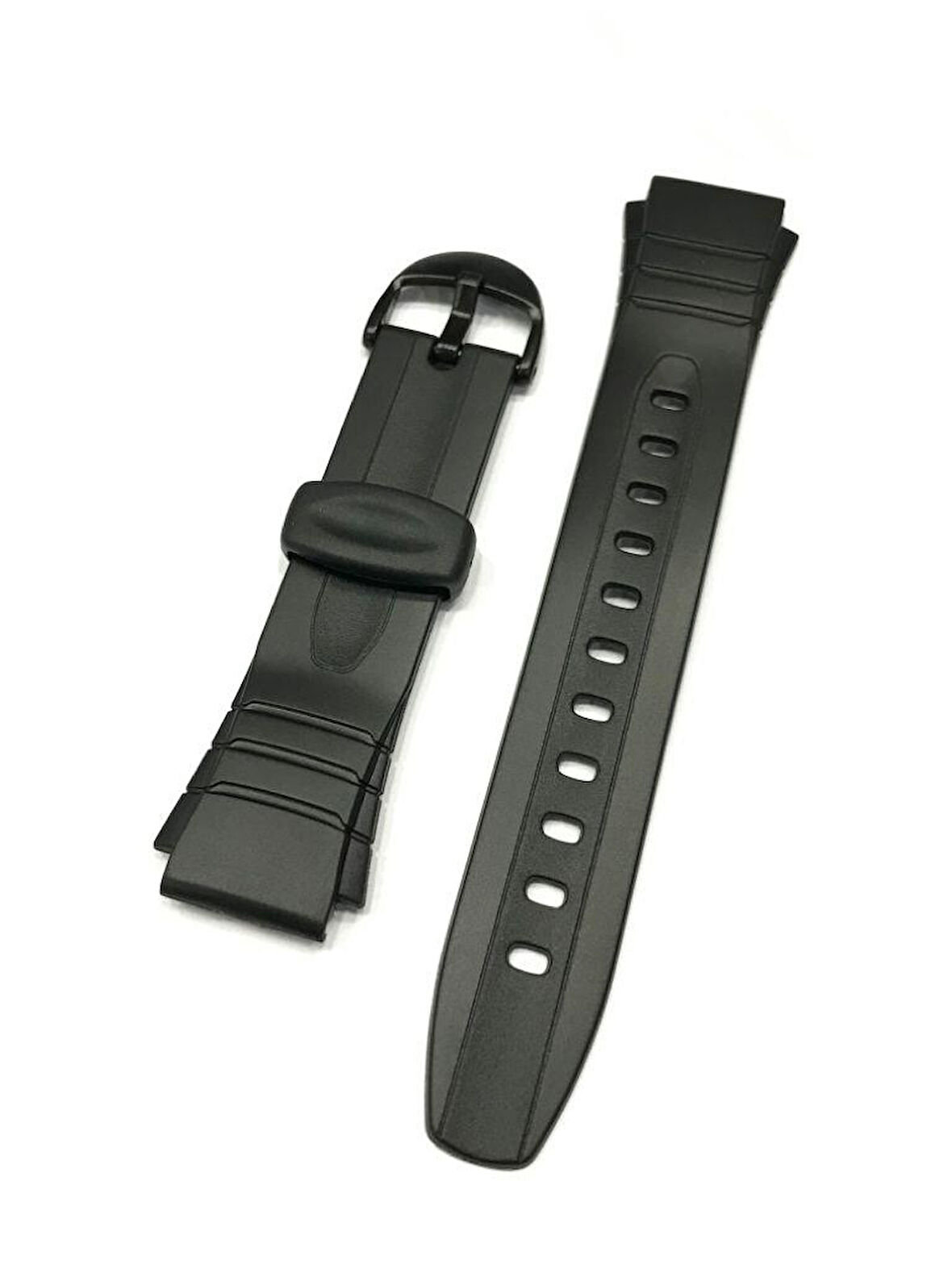 Casio F-200W Orijinal Siyah Silikon Saat Kayışı