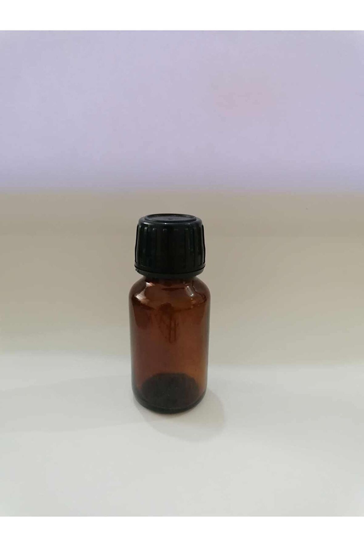 Cam Şişe 30 Ml Ve Plastik Siyah Kapak 25 Adet