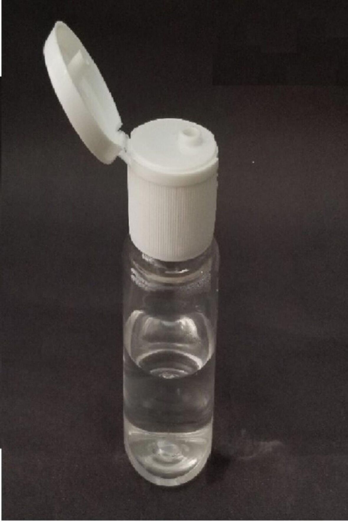 250ml Şeffaf Plastik Şişe+fliptop Kapak,dezenfektan Şişesi,açmalı Kapak,boş Şişe,100 Adet