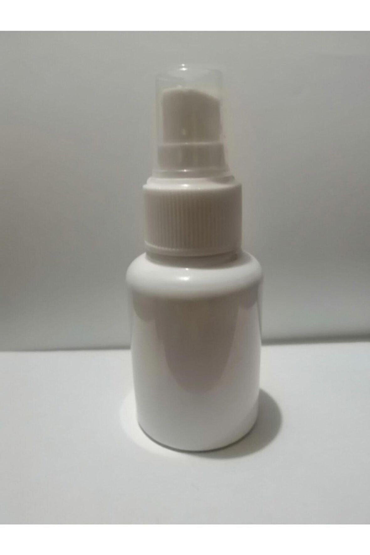 60ml Beyaz Mat Tombul Plastik Şişe+sprey Başlık,dezenfektan Şişesi,medikal Şişe,boş Şişe,100 Adet