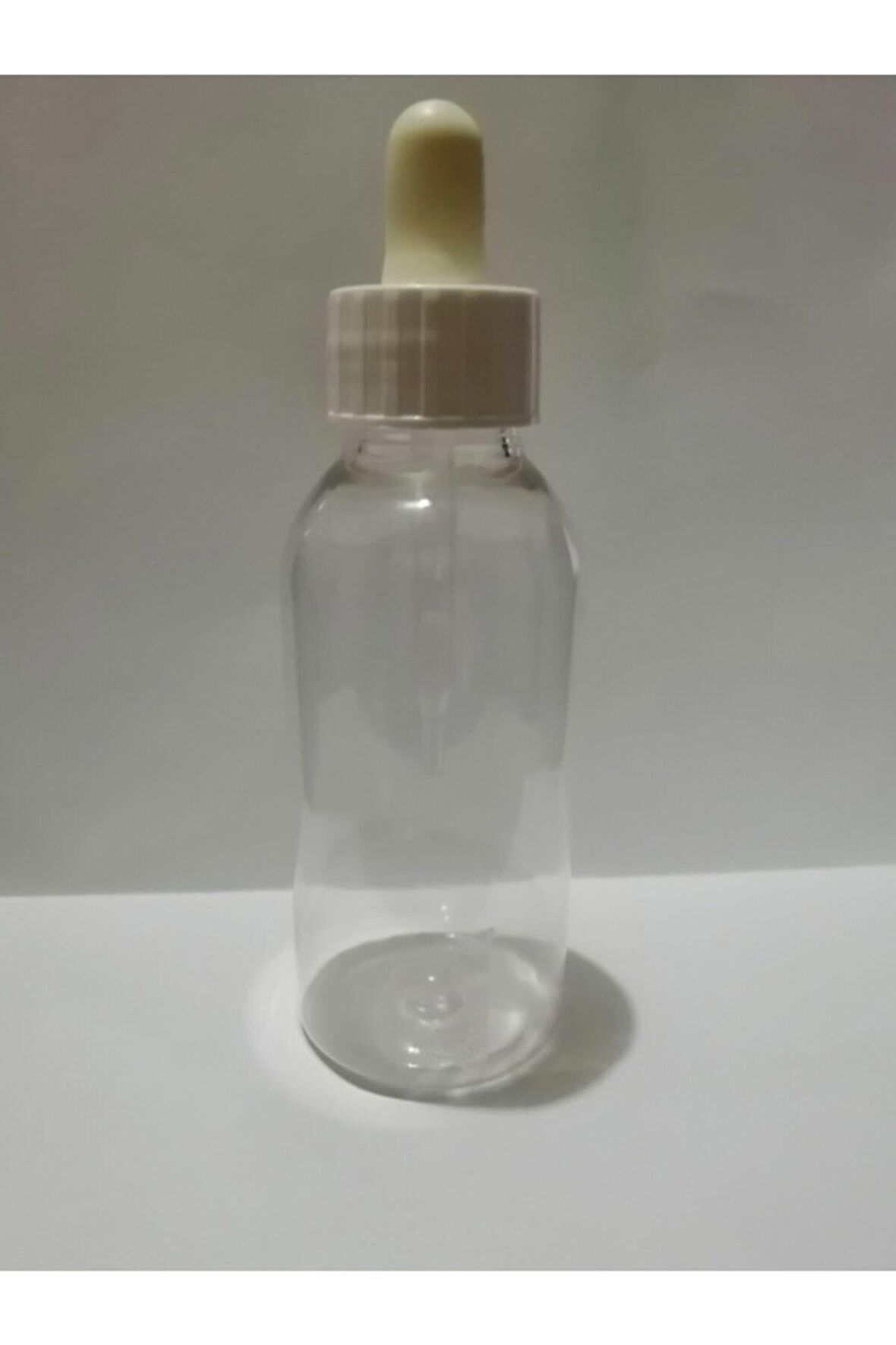 100ml Plastik Şeffaf Gorilla Şişe+oksidan Damlalıklı,medikal Şişe,boş Şişe,50 Adet