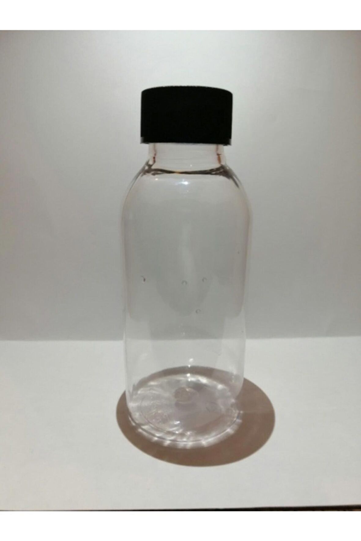 100ml Şeffaf Plastik Şişe+siyah Düz Kapak,boş Şişe,medikal Şişe,100 Adet