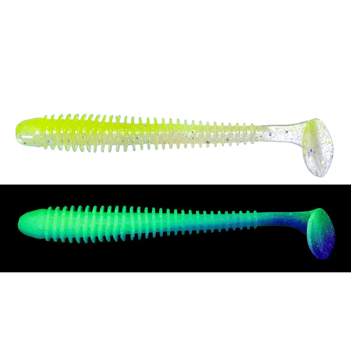 Keitech Swing İmpact 11.5cm (4.5") #484 Chartreuse Shad UV Silikon Balık